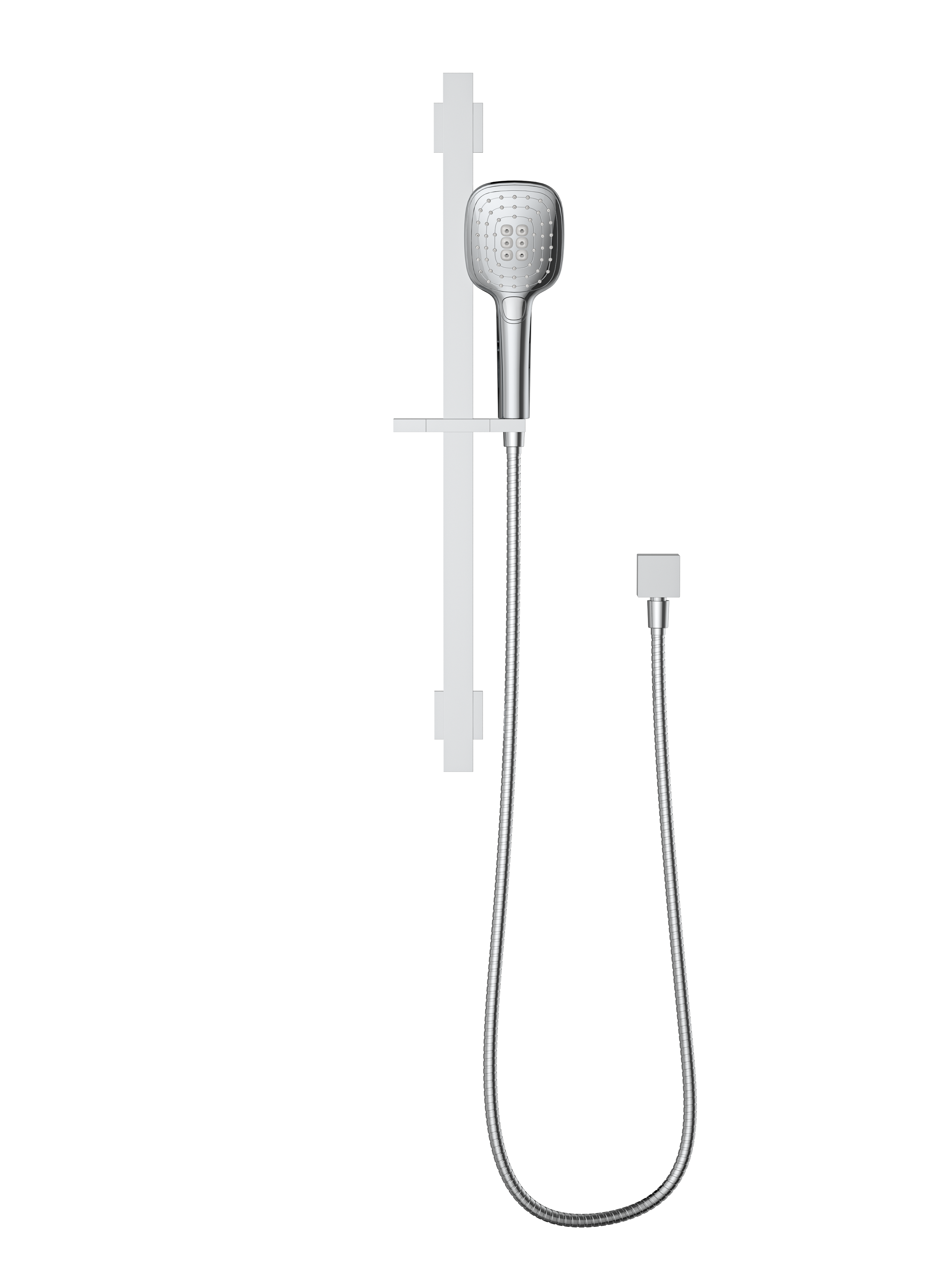 MELA - FLOVA Hand Shower Set with Rail Chrome