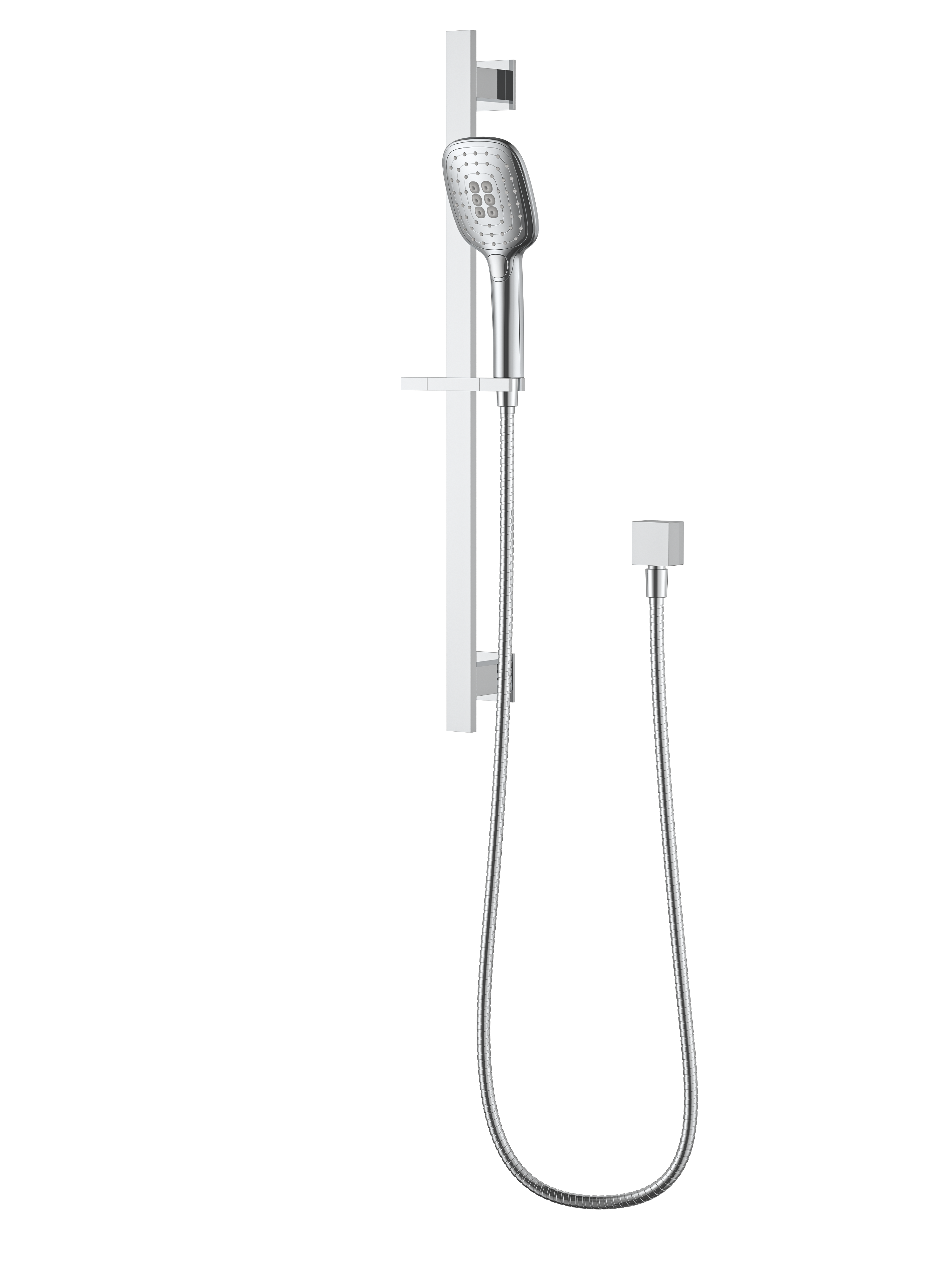 MELA - FLOVA Hand Shower Set with Rail Chrome