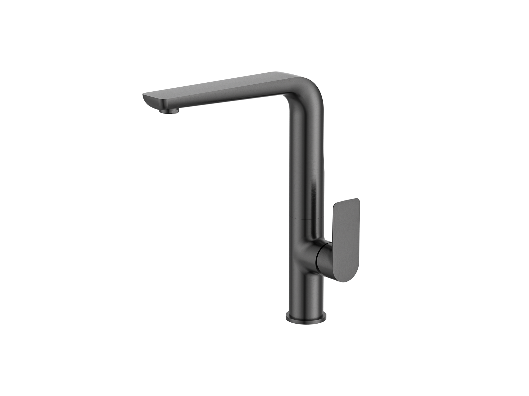 MELA - PALCO Gooseneck Kitchen Mixer Gun Metal