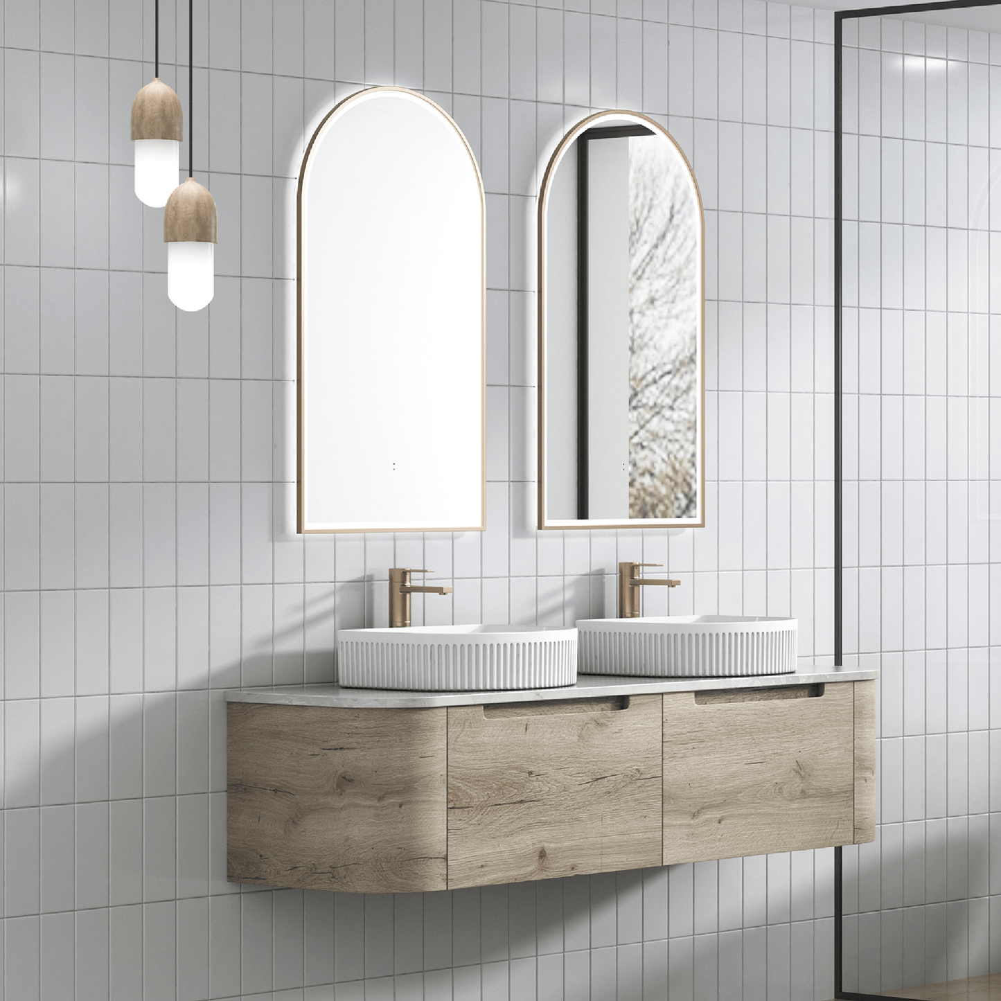 AULIC - Hamilton Wall Hung 1500mm - Vanities - from our - Aulic - supplier–available at Bathroom City Perth