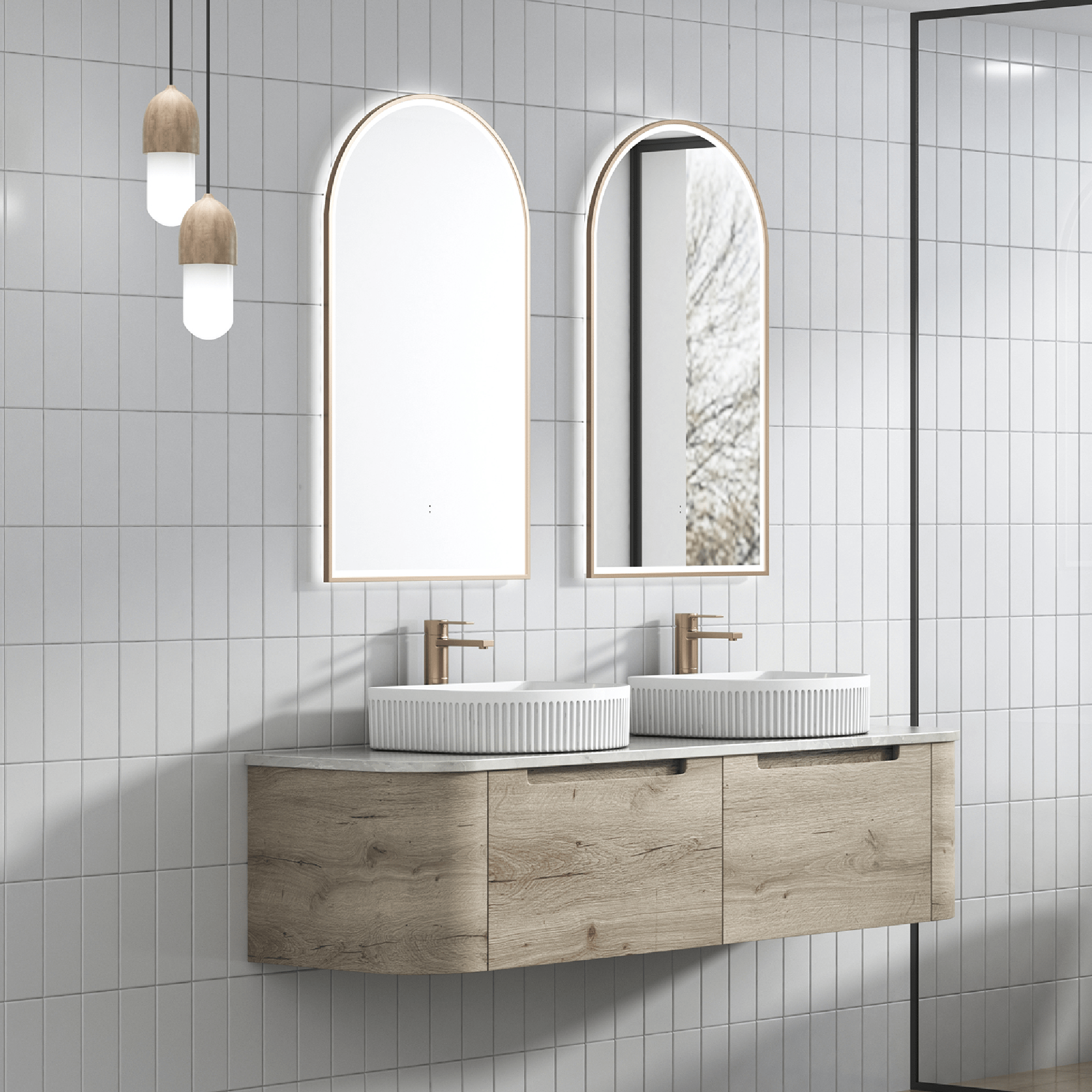 AULIC - Hamilton Wall Hung 1500mm - Vanities - from our - Aulic - supplier–available at Bathroom City Perth