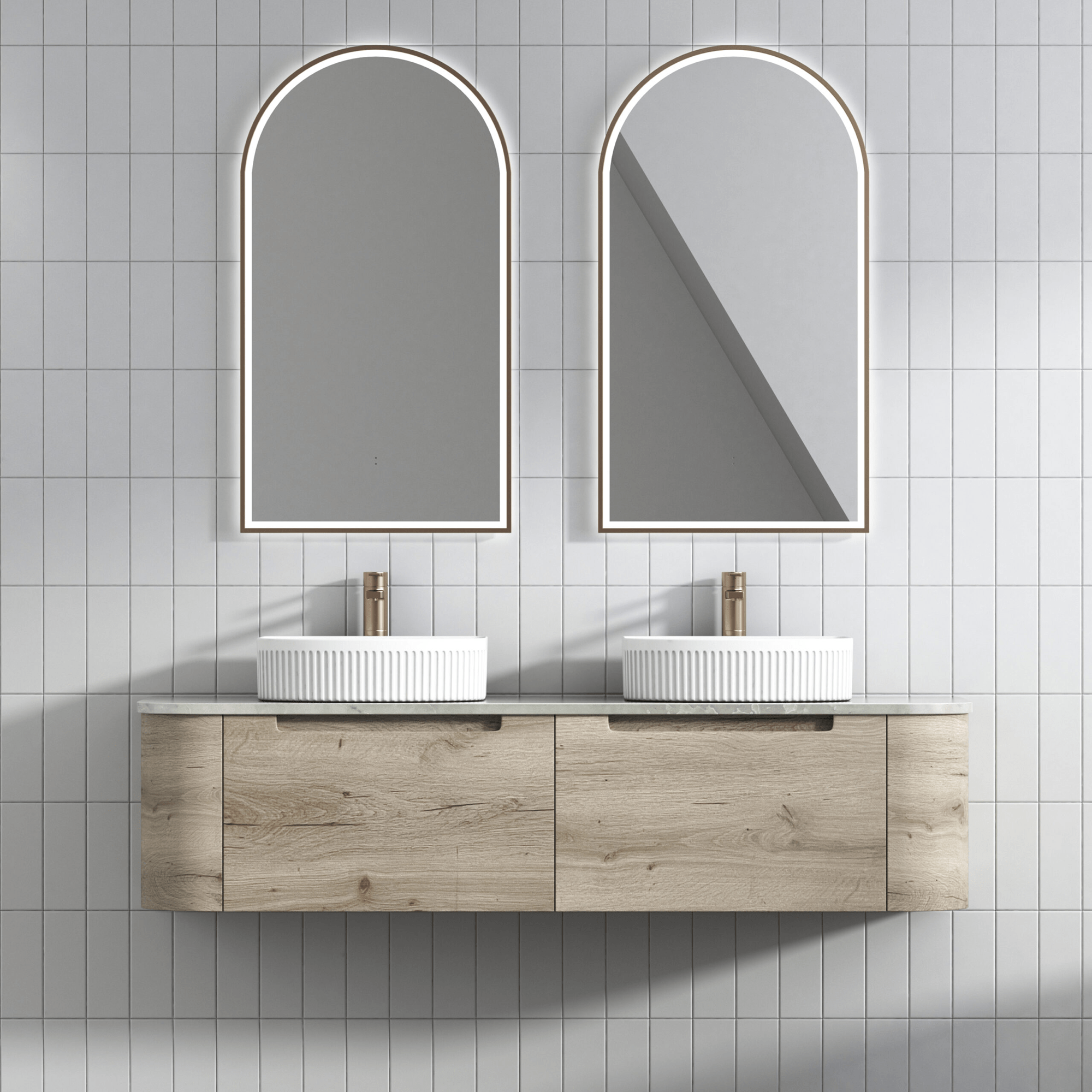 AULIC - Hamilton Wall Hung 1500mm - Vanities - from our - Aulic - supplier–available at Bathroom City Perth