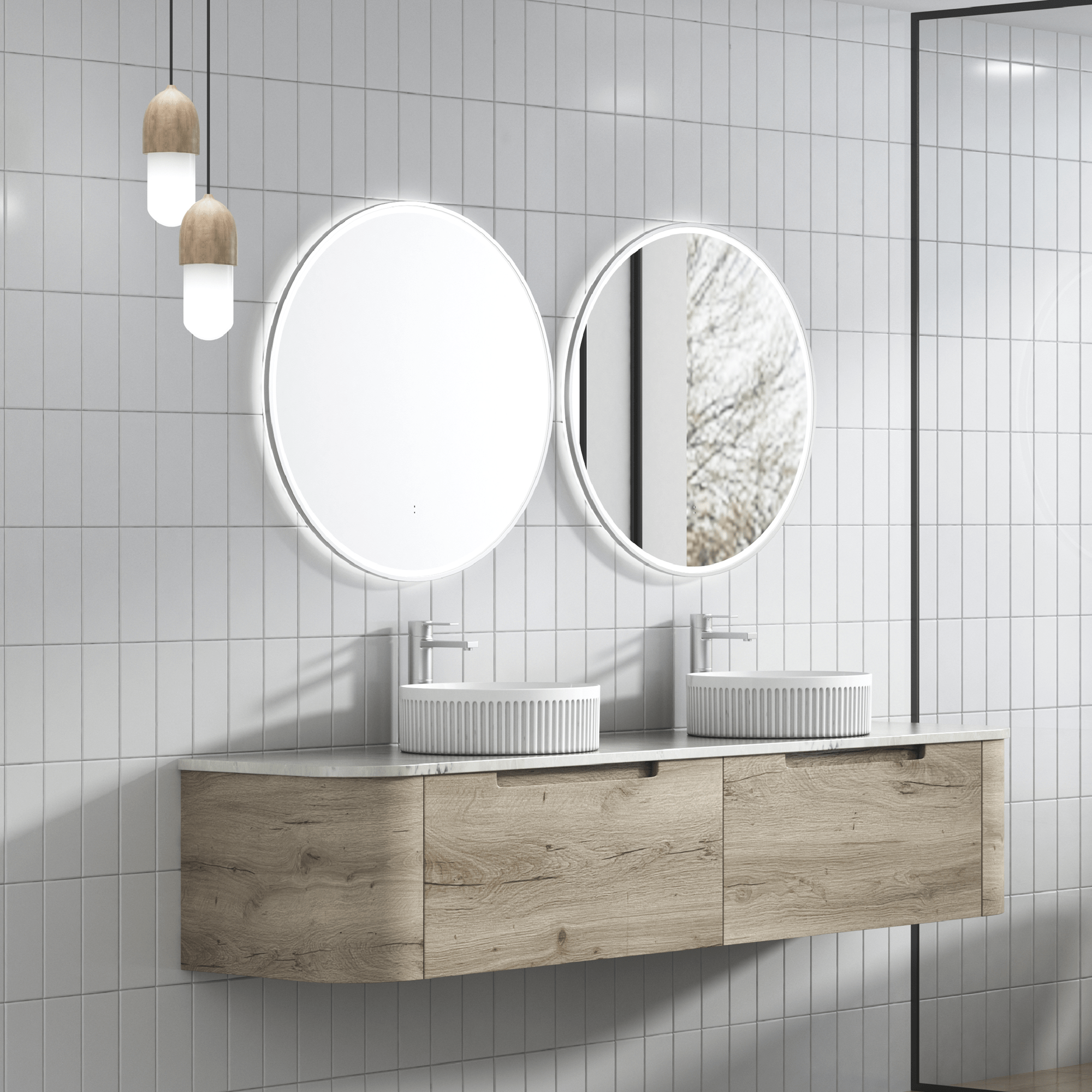 AULIC - Hamilton Wall Hung 1800mm - Vanities - from our - Aulic - supplier–available at Bathroom City Perth