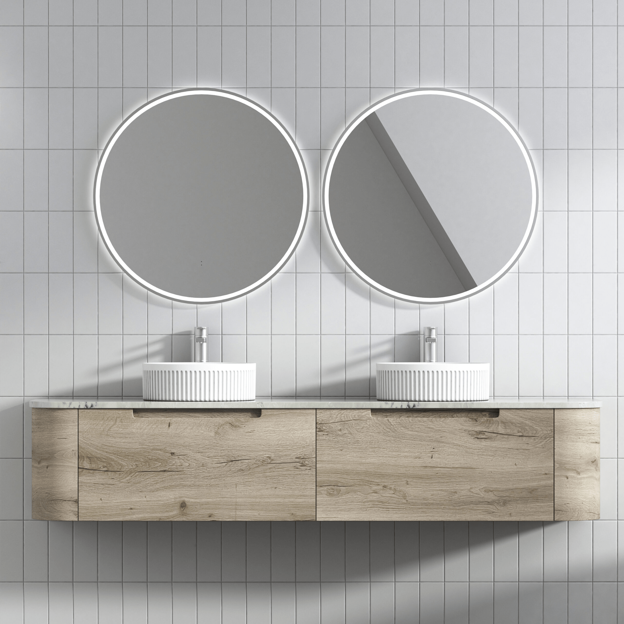 AULIC - Hamilton Wall Hung 1800mm - Vanities - from our - Aulic - supplier–available at Bathroom City Perth