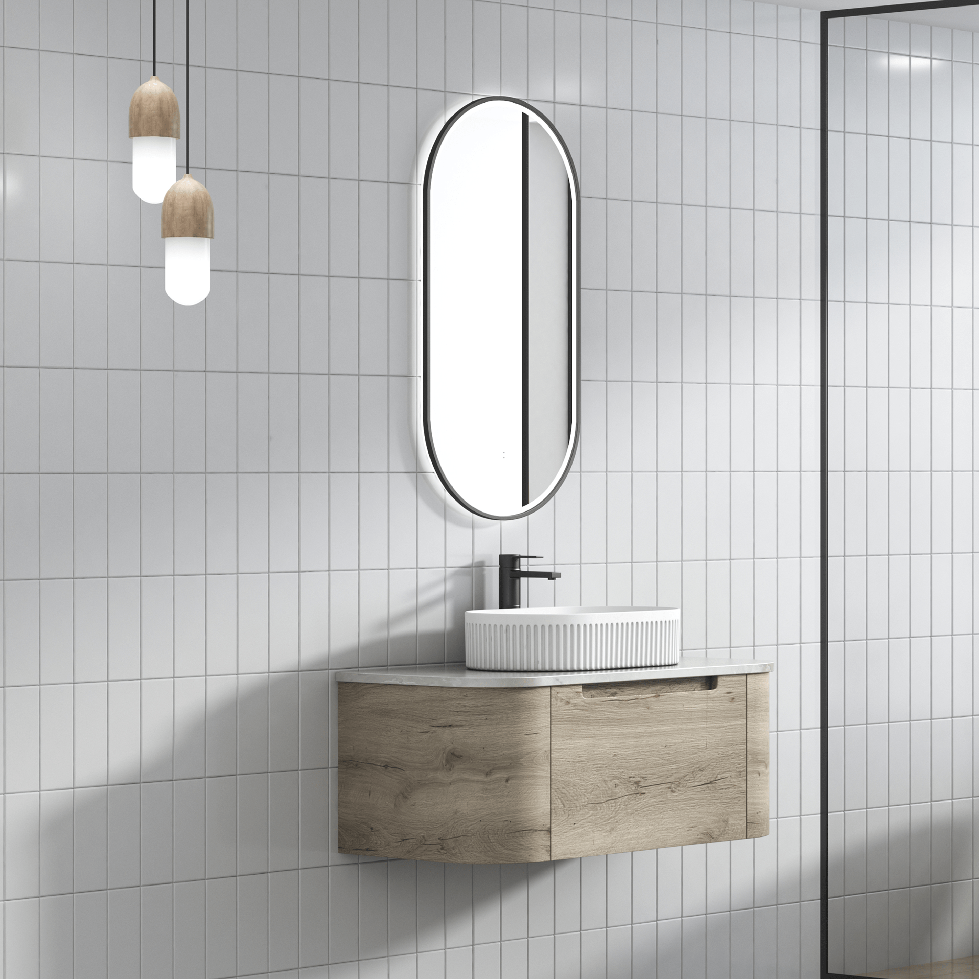 AULIC - Hamilton Wall Hung 900mm - Vanities - from our - Aulic - supplier–available at Bathroom City Perth