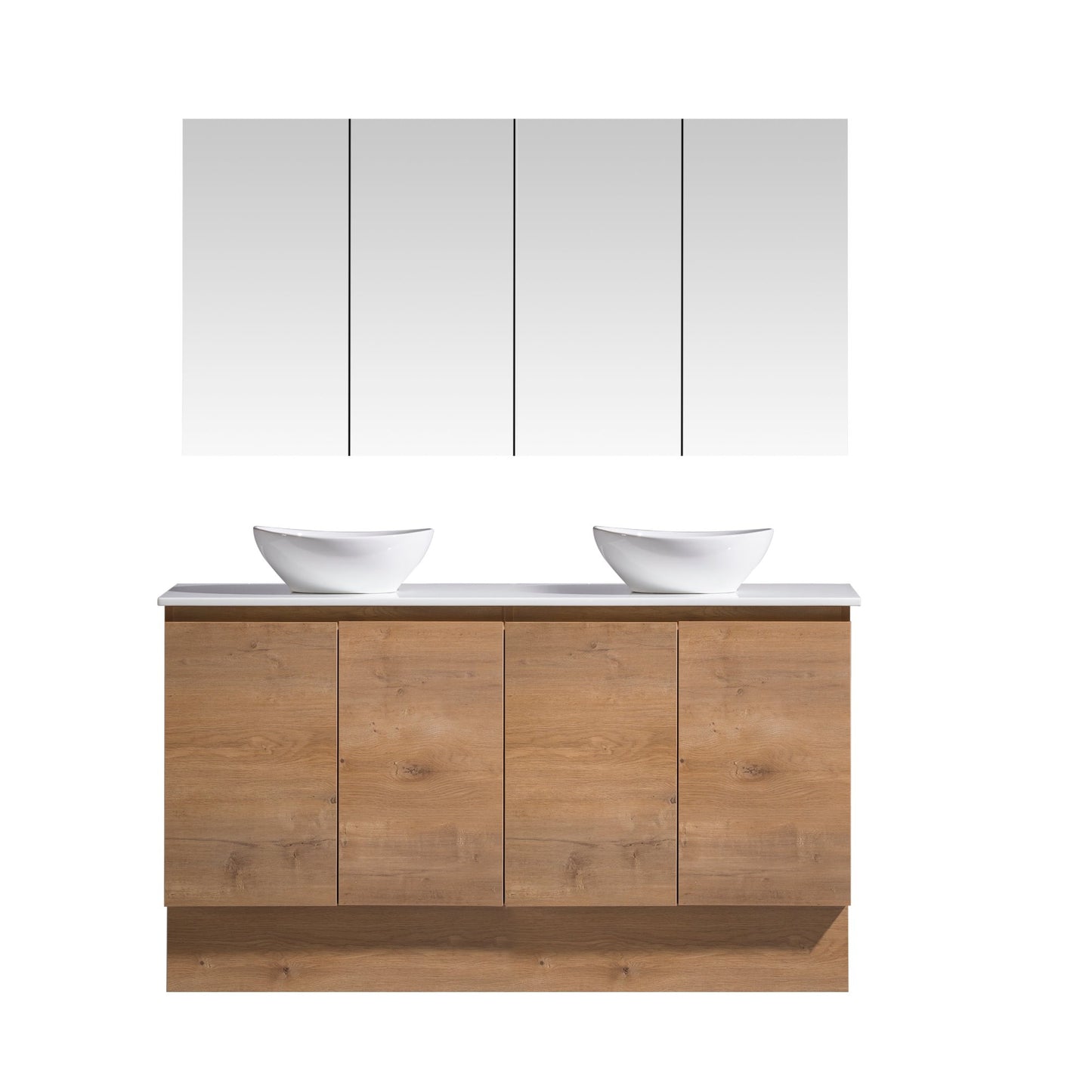MELA - CLARK 1500 Snafell Wall Hung Vanity with 4 Doors