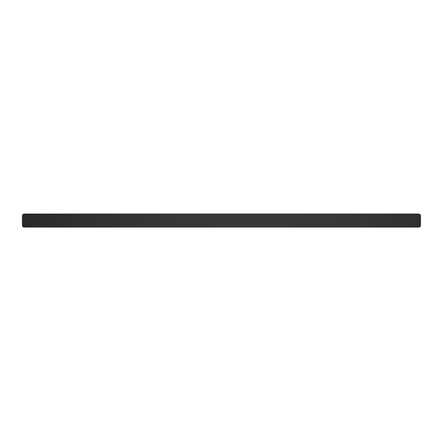MELA - FLOVA 800 Double Towel Rail Black