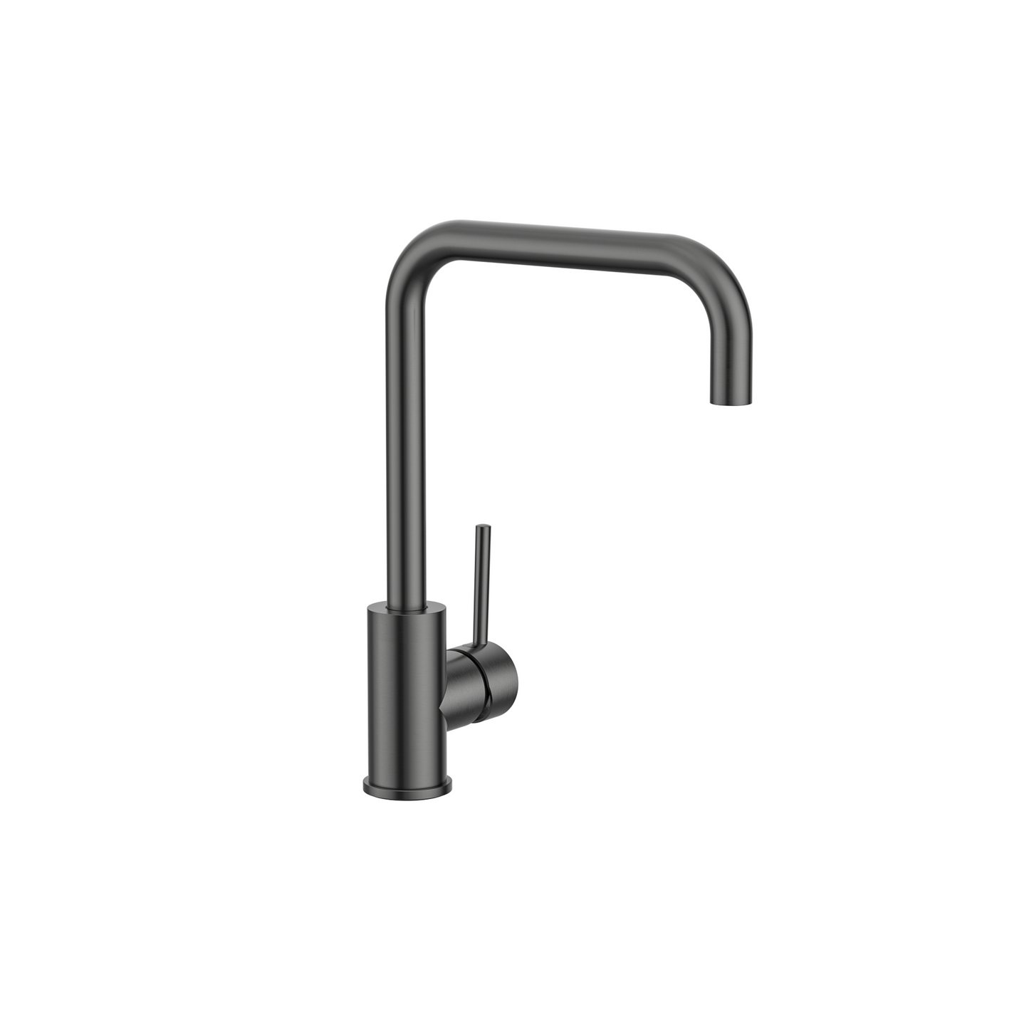 MELA - RONDO Square Gooseneck Sink Mixer Gun Metal