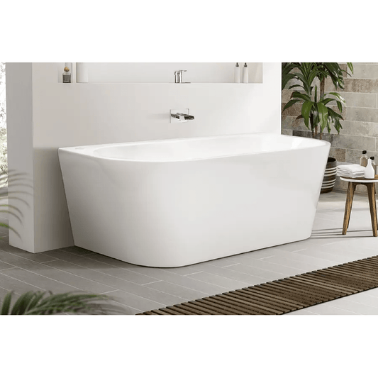 DECINA - Alegra 1700 Back to Wall Freestanding Bath - Baths - from our - Decina - supplier–available at Bathroom City Perth