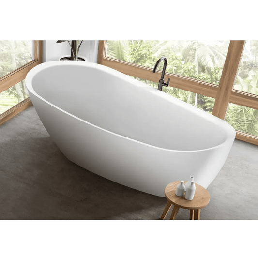 DECINA - Caval 1480 Freestanding Bath - Baths - from our - Decina - supplier–available at Bathroom City Perth