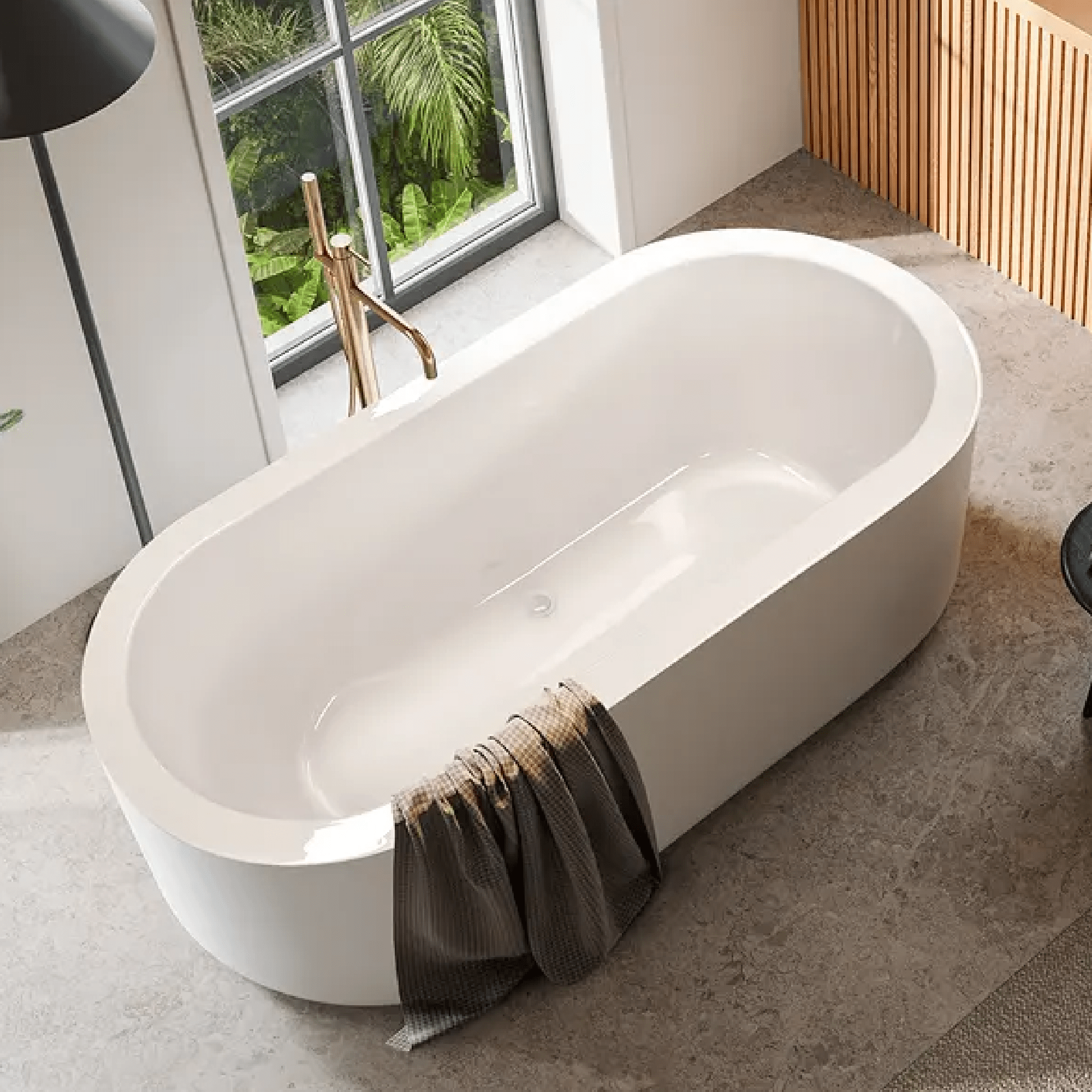 DECINA - Cool 1790 Freestanding Bath - Baths - from our - Decina - supplier–available at Bathroom City Perth