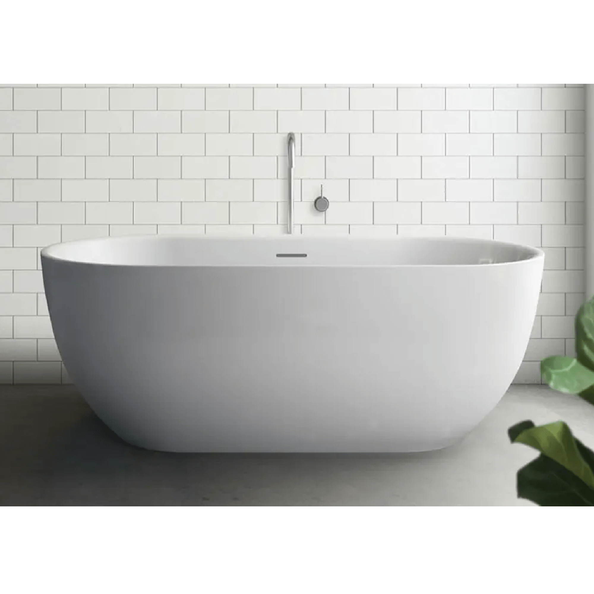 DECINA - Valentina 1700 Matt Freestanding Bath - Baths - from our - Decina - supplier–available at Bathroom City Perth