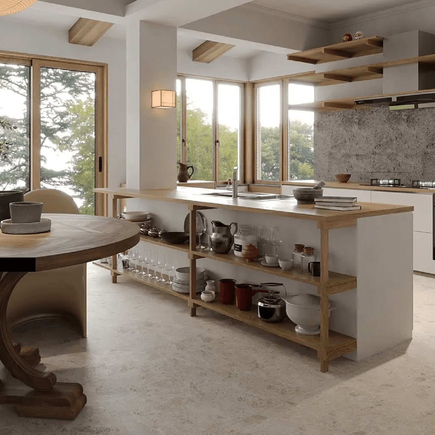 EAST WEST CERAMICS - Brezza Pietra 600x600mm Matt - Tiles - from our - East West Ceramics - supplier–available at Bathroom City Perth