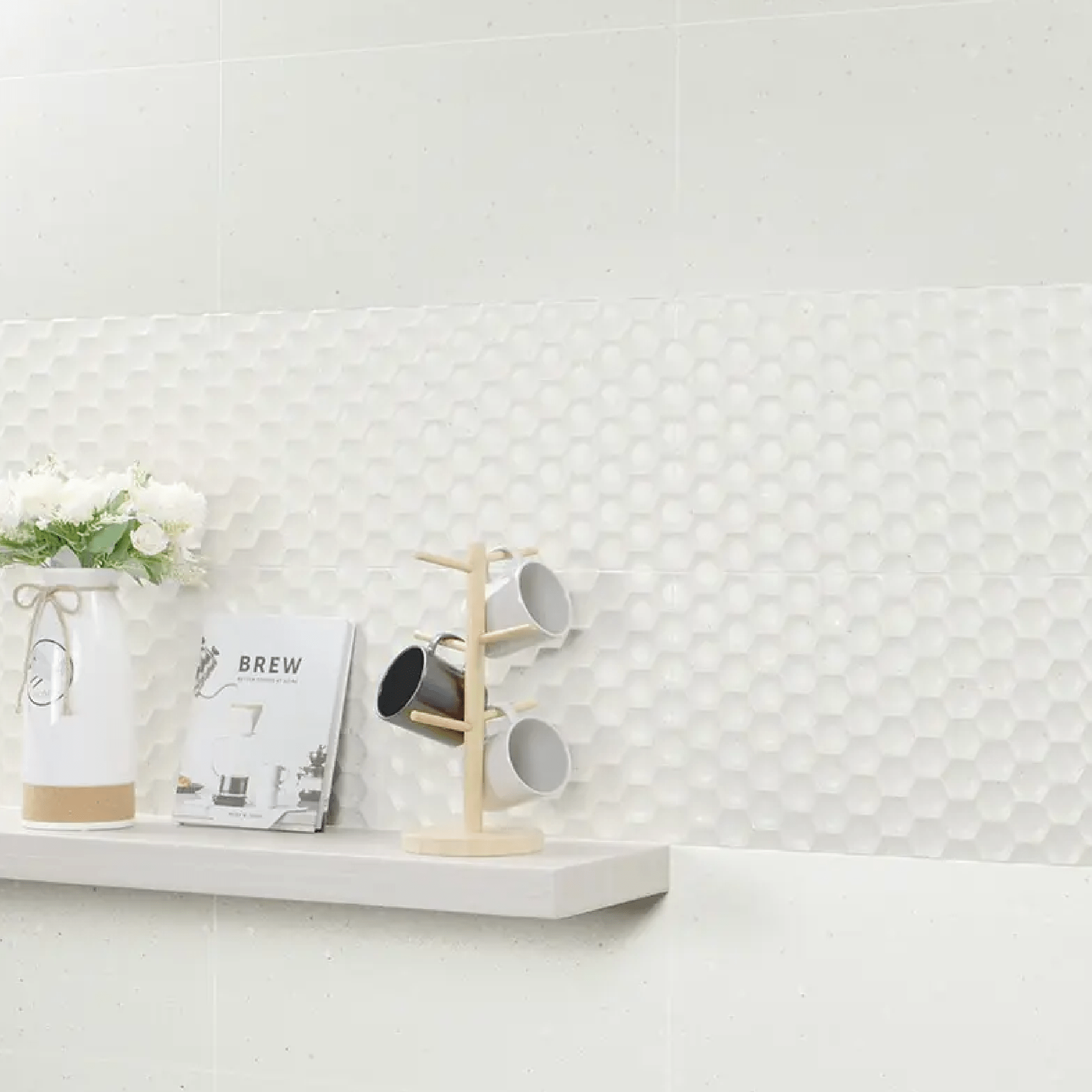 EAST WEST CERAMICS - D Matera Avorio 300x600mm Gloss - Tiles - from our - East West Ceramics - supplier–available at Bathroom City Perth