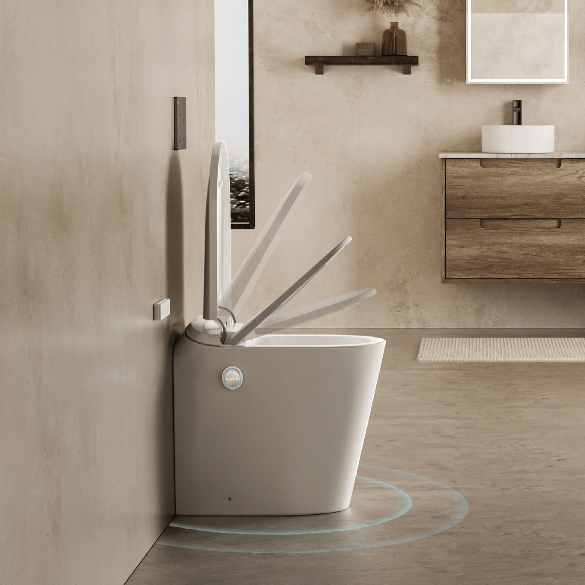 LAFEME - Autolux Rimless Smart Toilet - Toilets - from our - Lafeme - supplier–available at Bathroom City Perth