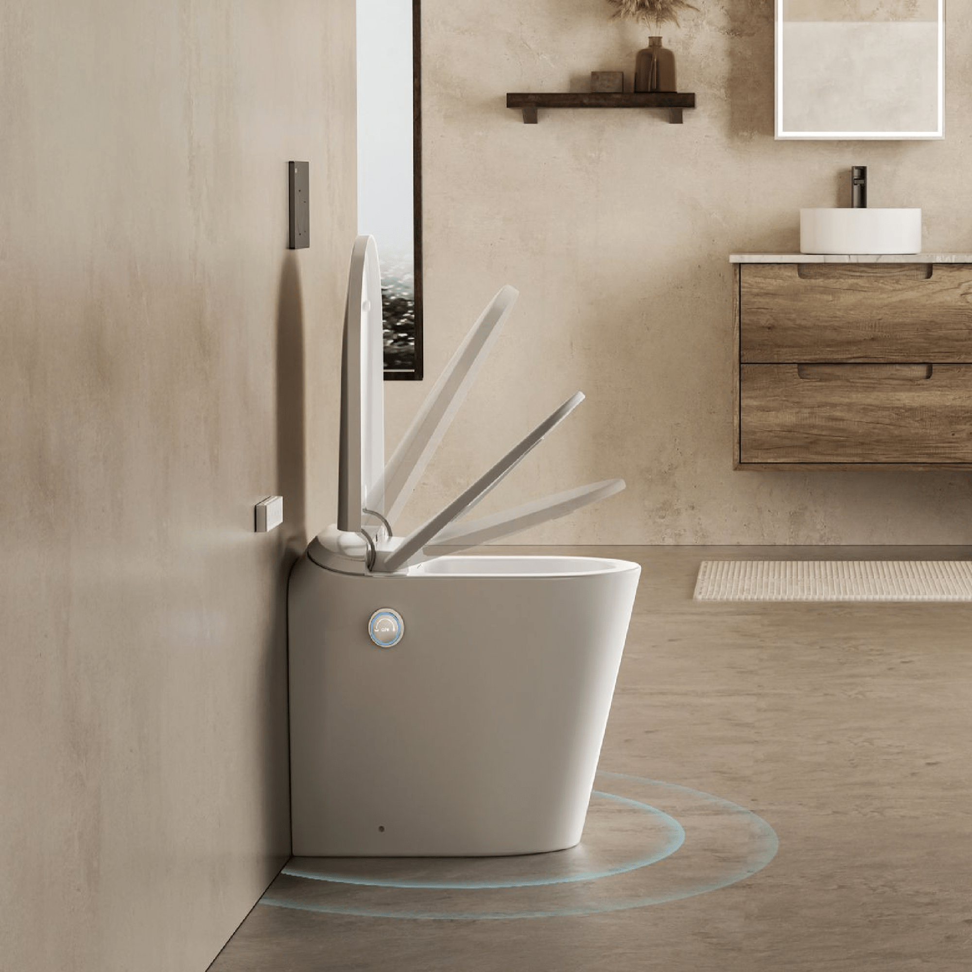 LAFEME - Autolux Rimless Smart Toilet - Toilets - from our - Lafeme - supplier–available at Bathroom City Perth