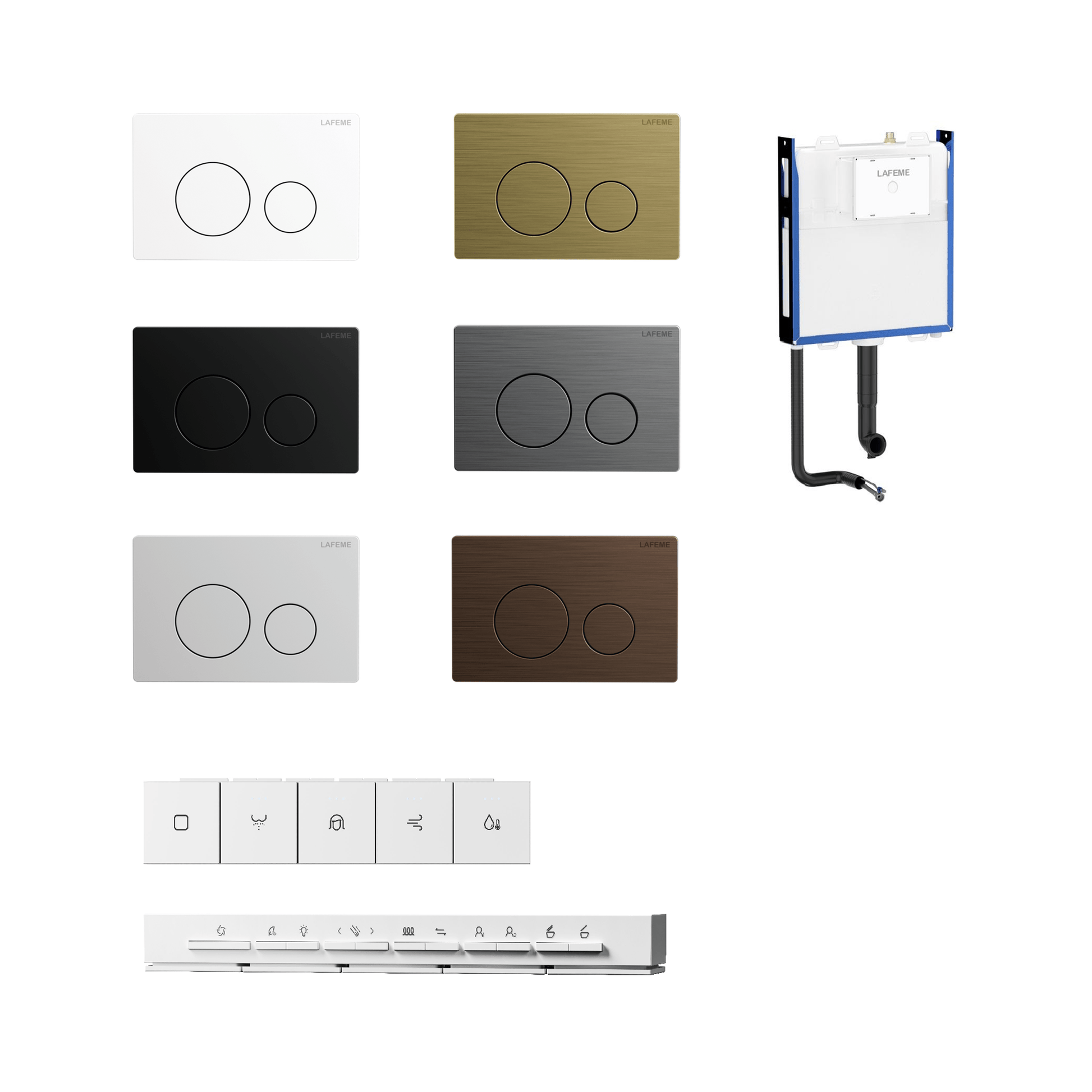 LAFEME - Autolux Rimless Smart Toilet - Toilets - from our - Lafeme - supplier–available at Bathroom City Perth