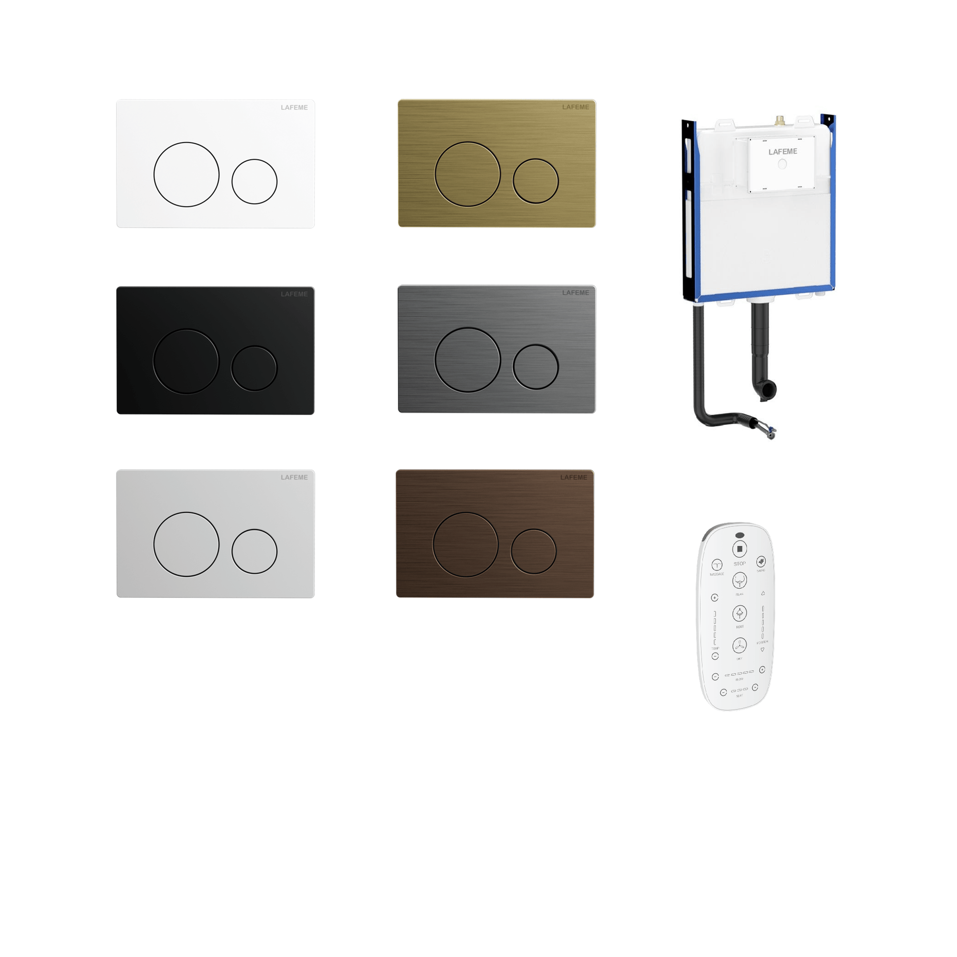 LAFEME - Crawford Rimless Smart Toilet - Toilets - from our - Lafeme - supplier–available at Bathroom City Perth