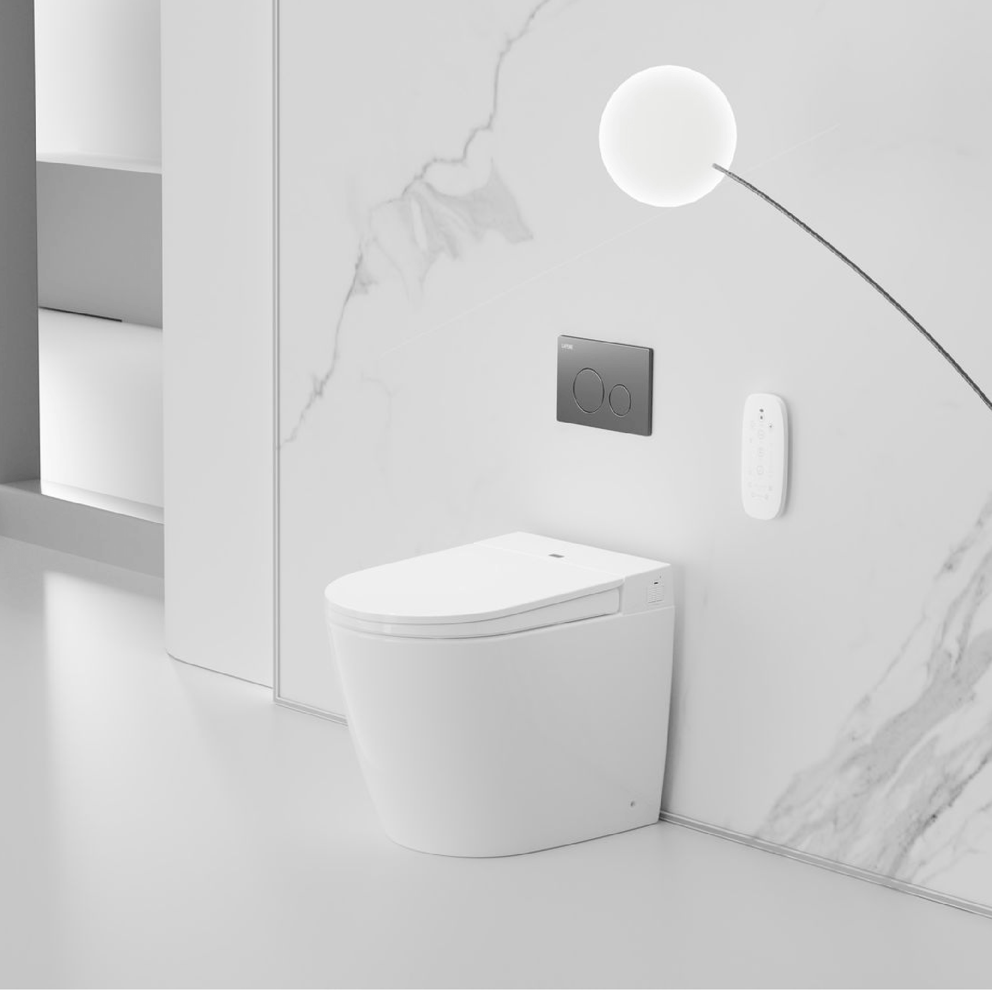 LAFEME - Crawford Rimless Smart Toilet - Toilets - from our - Lafeme - supplier–available at Bathroom City Perth