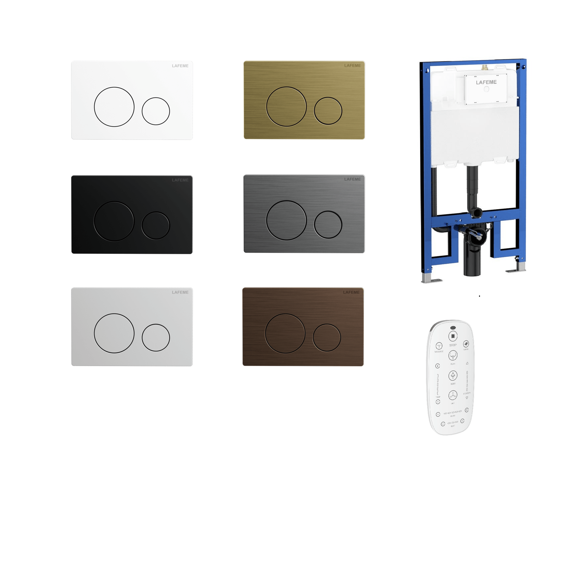LAFEME - Sesto Rimless Smart Toilet - Toilets - from our - Lafeme - supplier–available at Bathroom City Perth