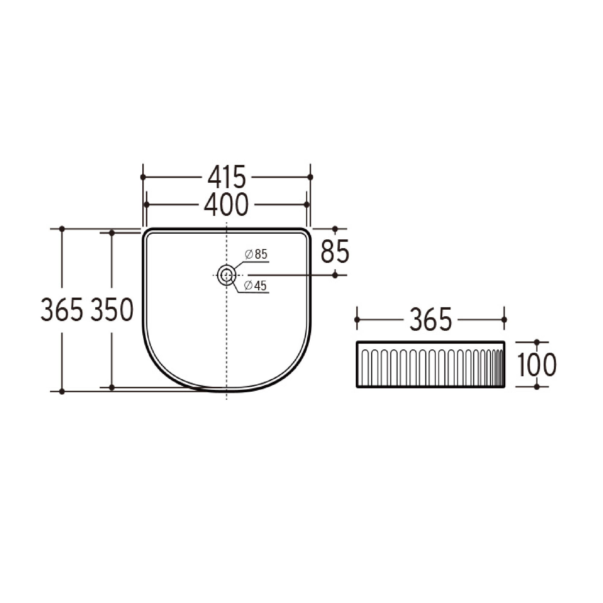 MELA - ARCH Above Counter BasinBasins – available at Bathroom City Perth