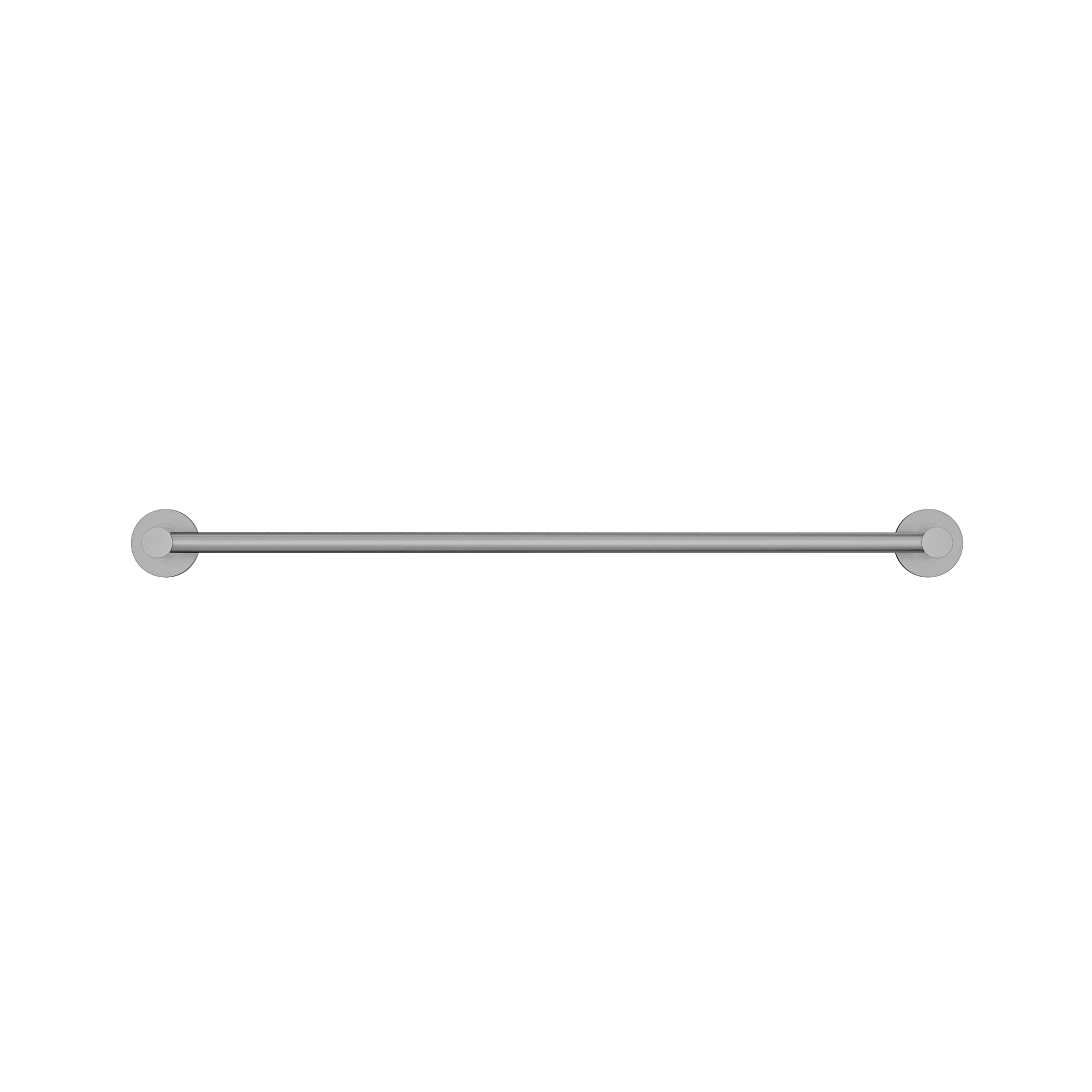 MELA - BRUNO 600 Single Towel Rail Brushed NickelAccessories – available at Bathroom City Perth
