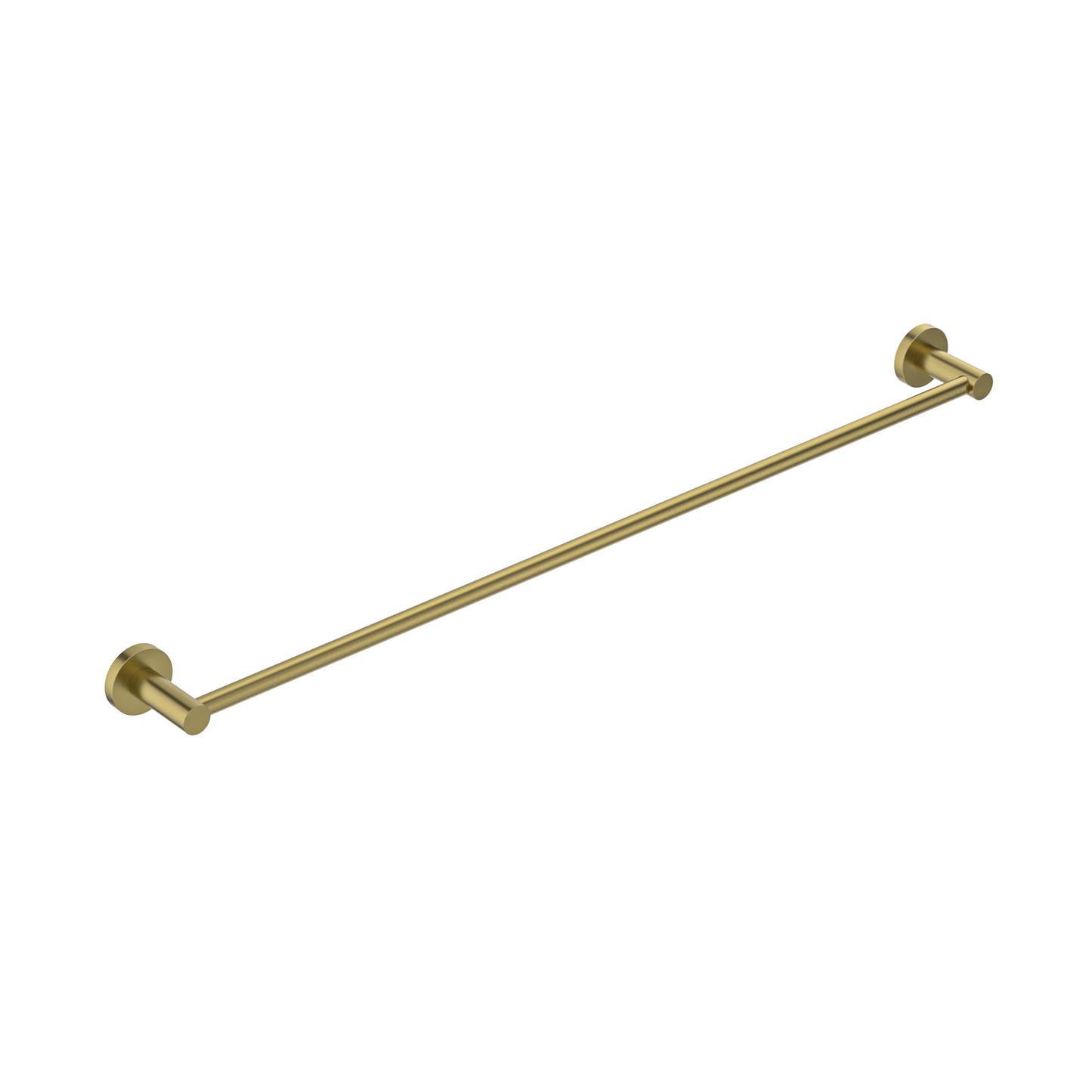 MELA - BRUNO 800 Single Towel Rail Brushed BrassAccessories – available at Bathroom City Perth