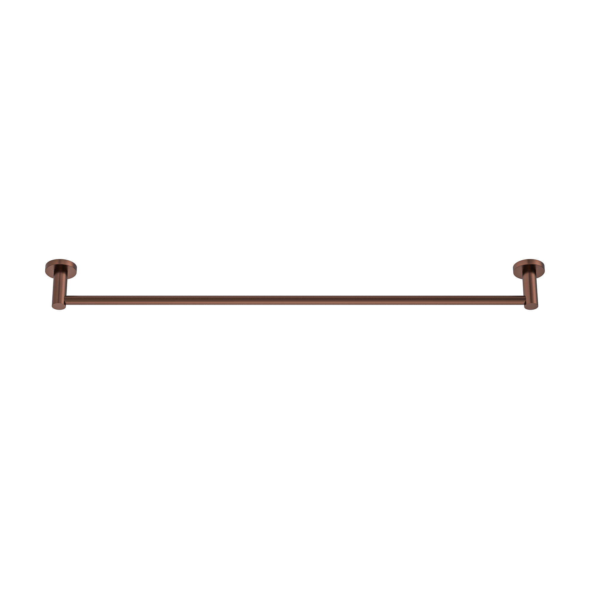MELA - BRUNO 800 Single Towel Rail Brushed CopperAccessories – available at Bathroom City Perth