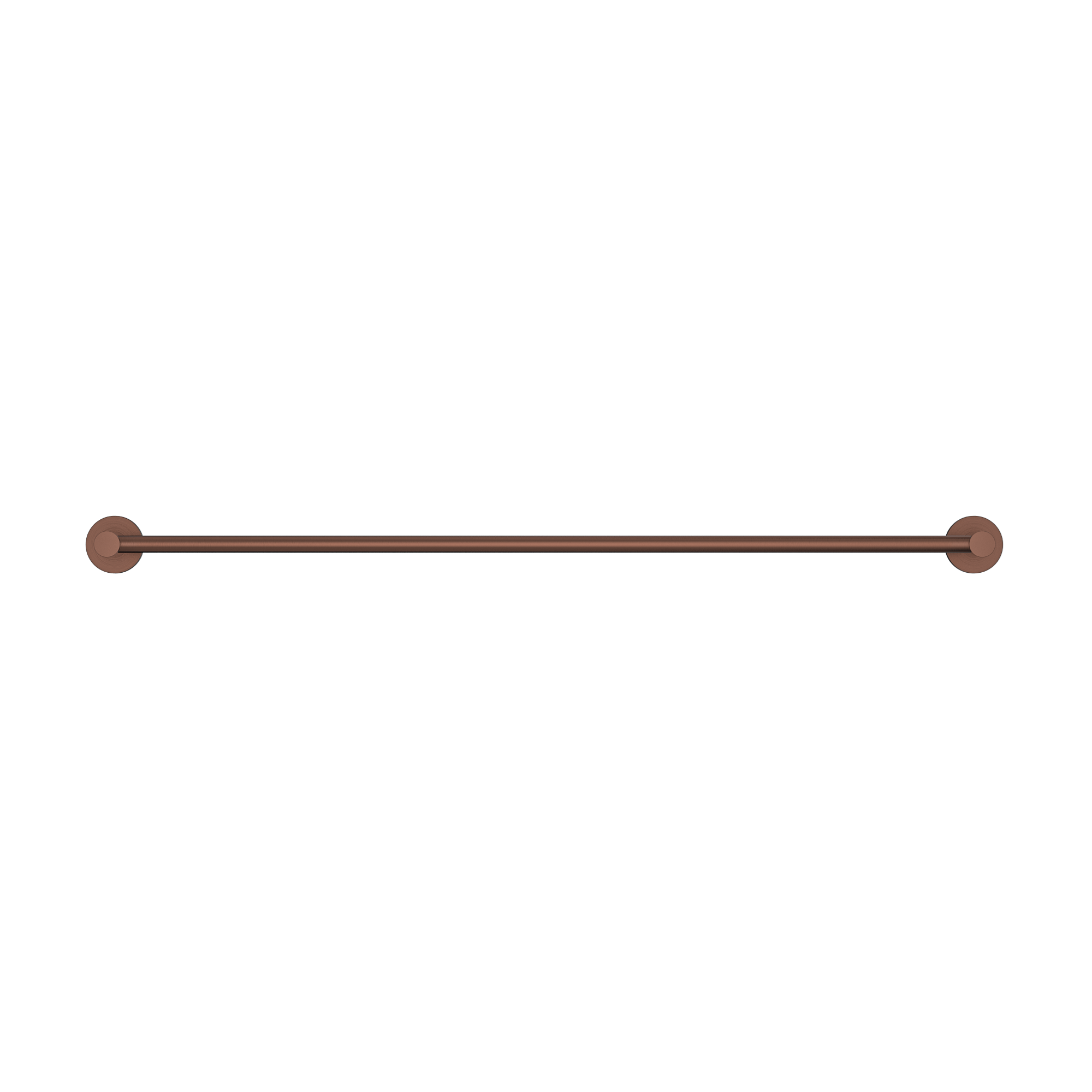 MELA - BRUNO 800 Single Towel Rail Brushed CopperAccessories – available at Bathroom City Perth