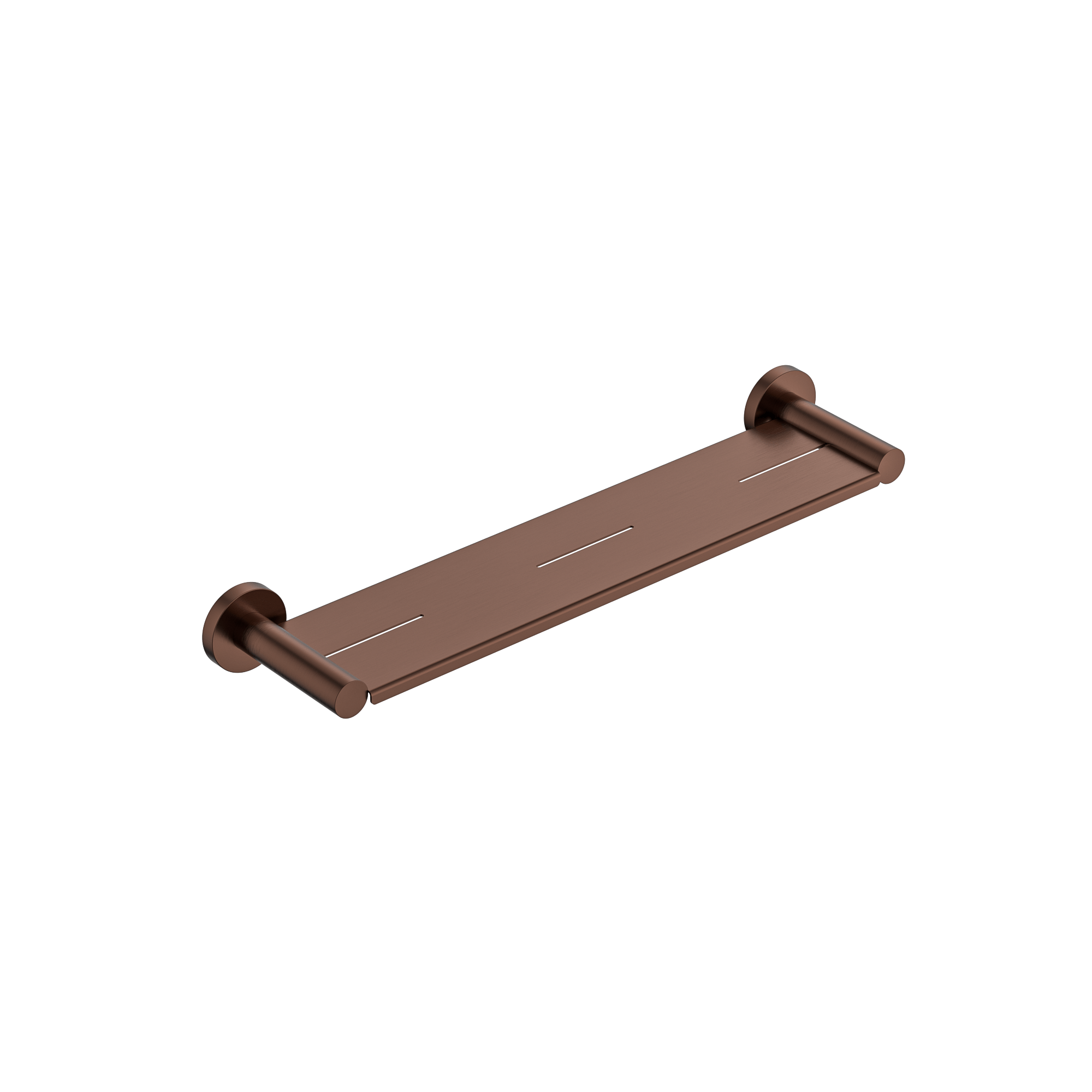 MELA - BRUNO Shelf Holder Brushed CopperAccessories – available at Bathroom City Perth
