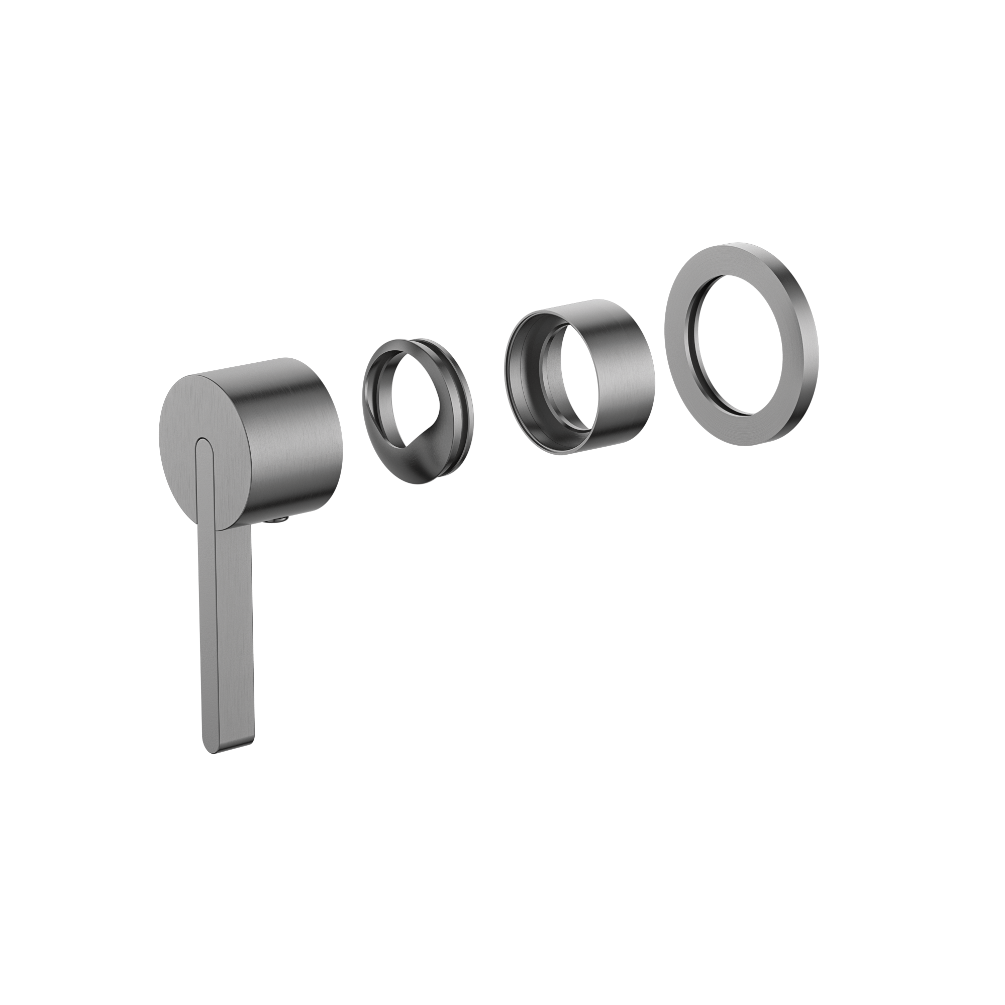 MELA - BRUNO Shower/Bath Wall Mixer Brushed NickelTapware – available at Bathroom City Perth