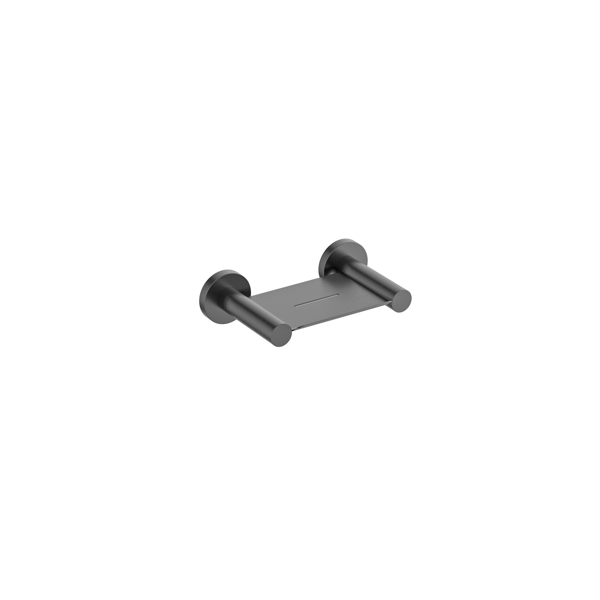 MELA - BRUNO Soap Holder Gun MetalAccessories – available at Bathroom City Perth