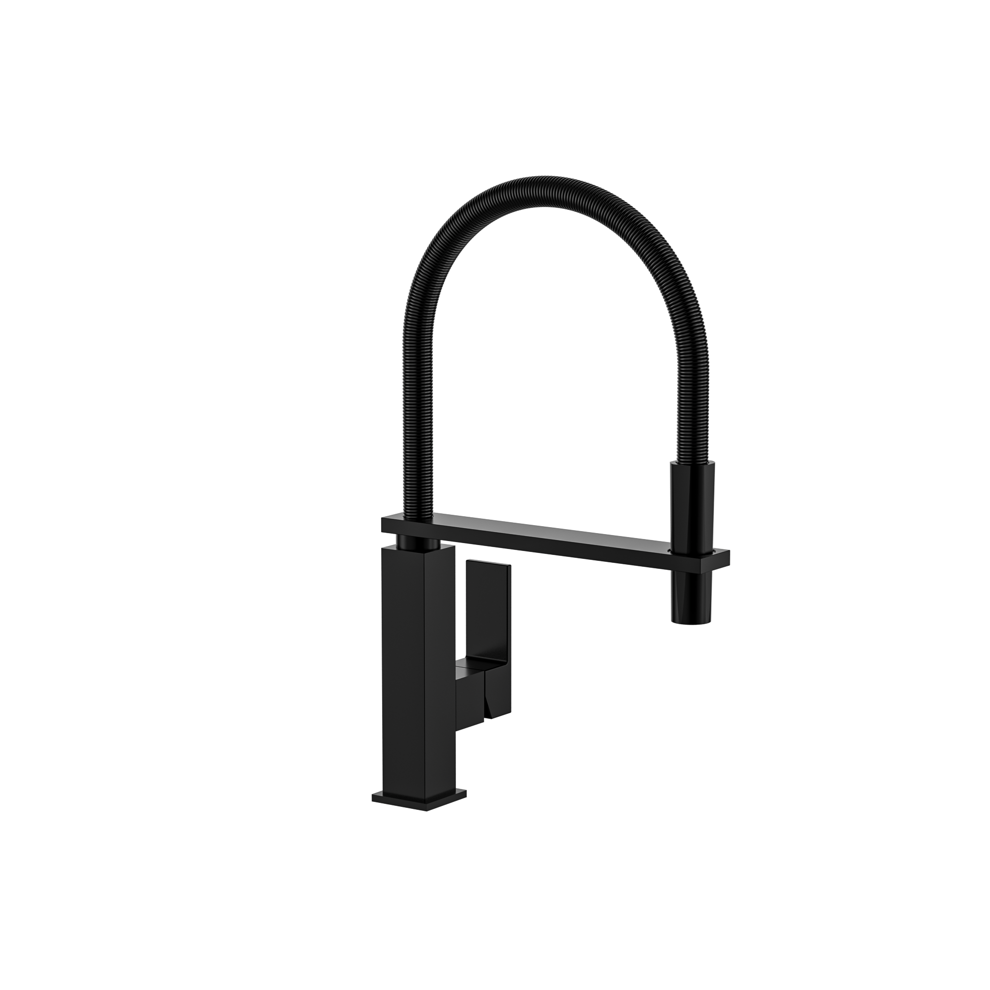 MELA - CASSA Pull Out Sink Mixer Black with Black HoseTapware – available at Bathroom City Perth