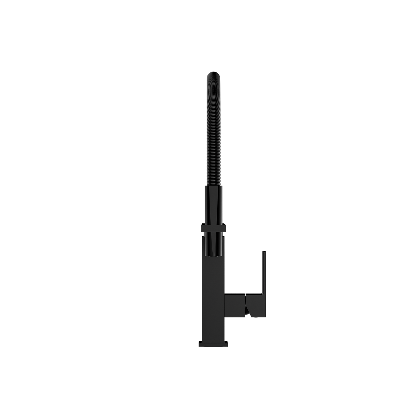 MELA - CASSA Pull Out Sink Mixer Black with Black HoseTapware – available at Bathroom City Perth