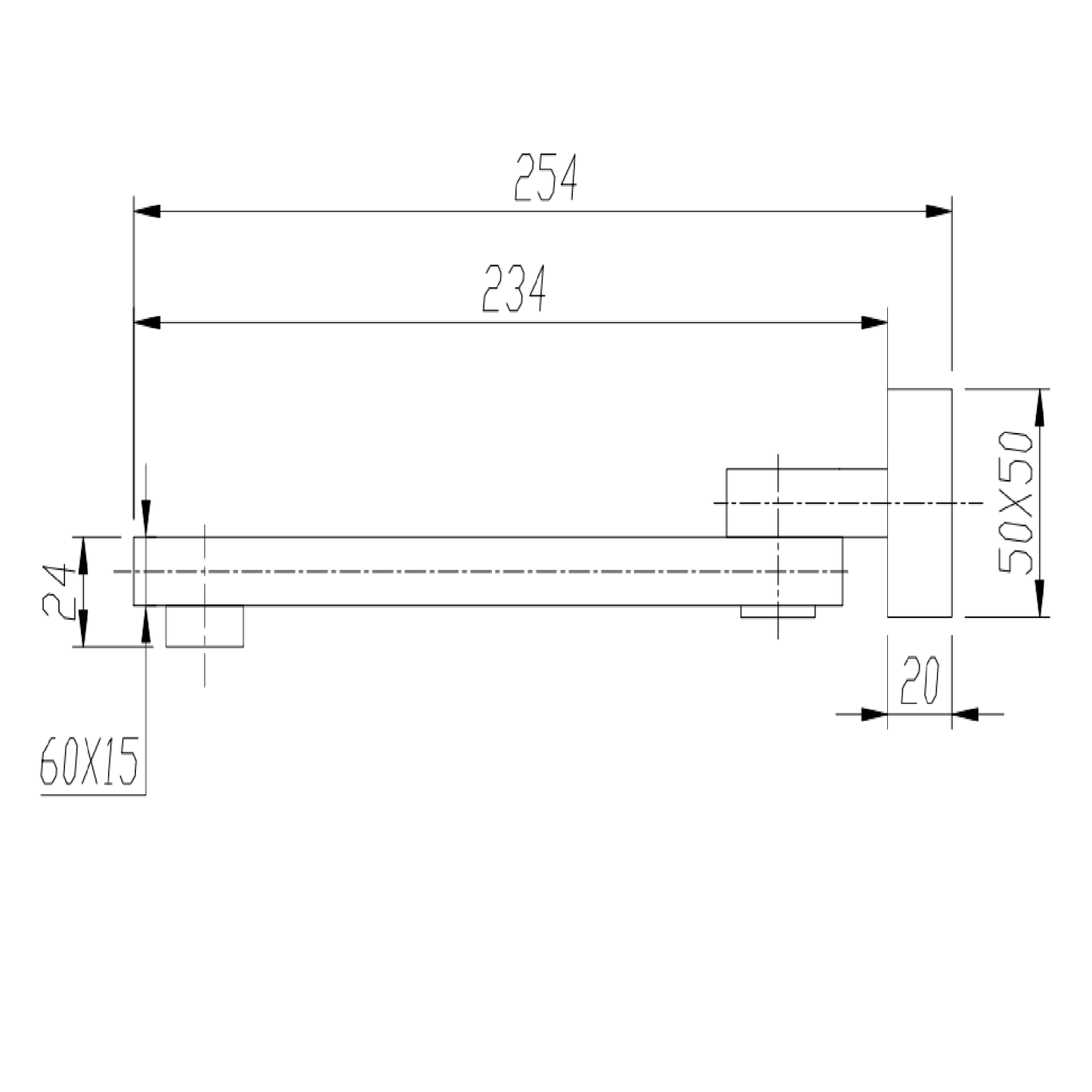 MELA - CASSA Swivel Wall Spout ChromeTapwareMELABathroom City from Mela – available at Bathroom City Perth