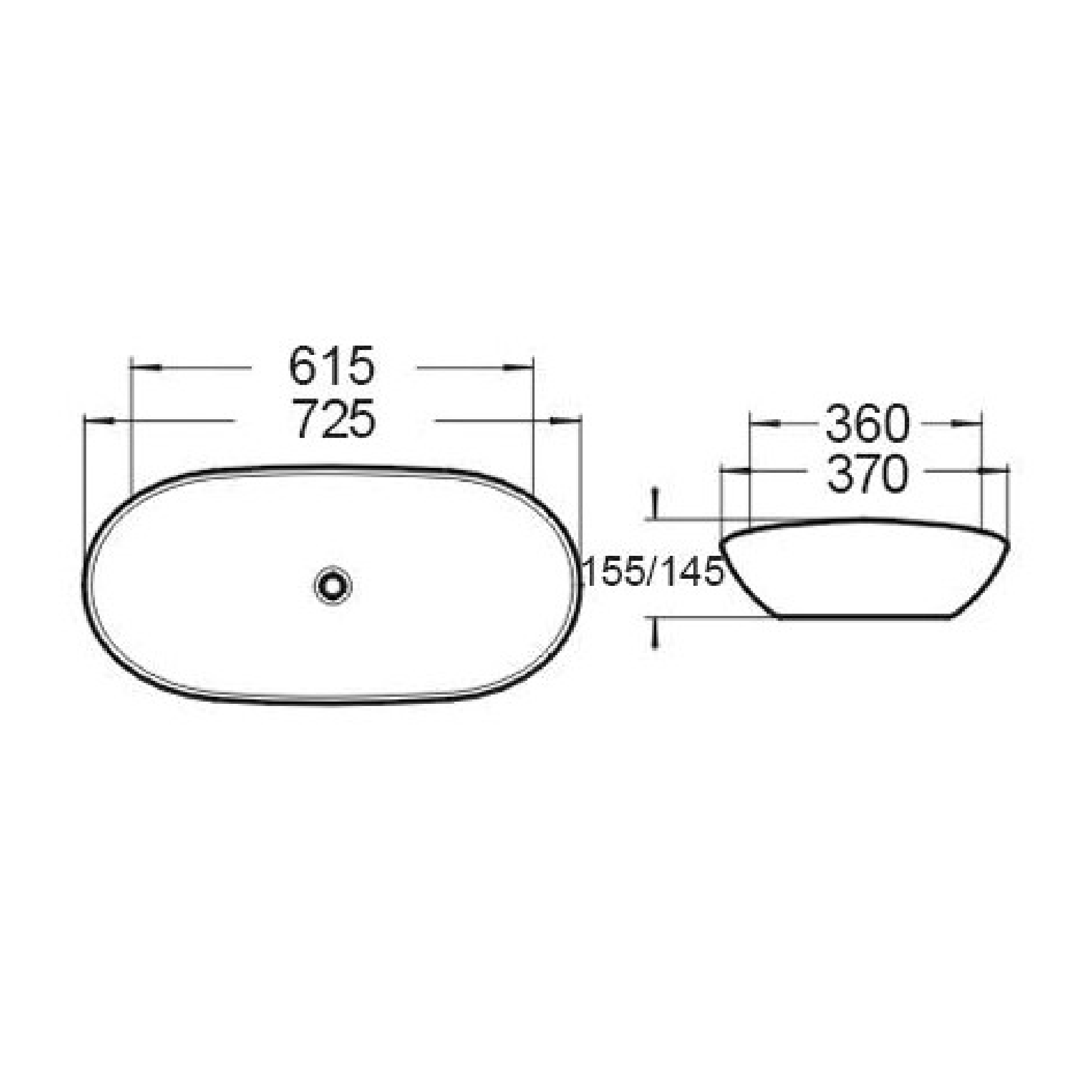 MELA - CENTO Above Counter BasinBasins – available at Bathroom City Perth