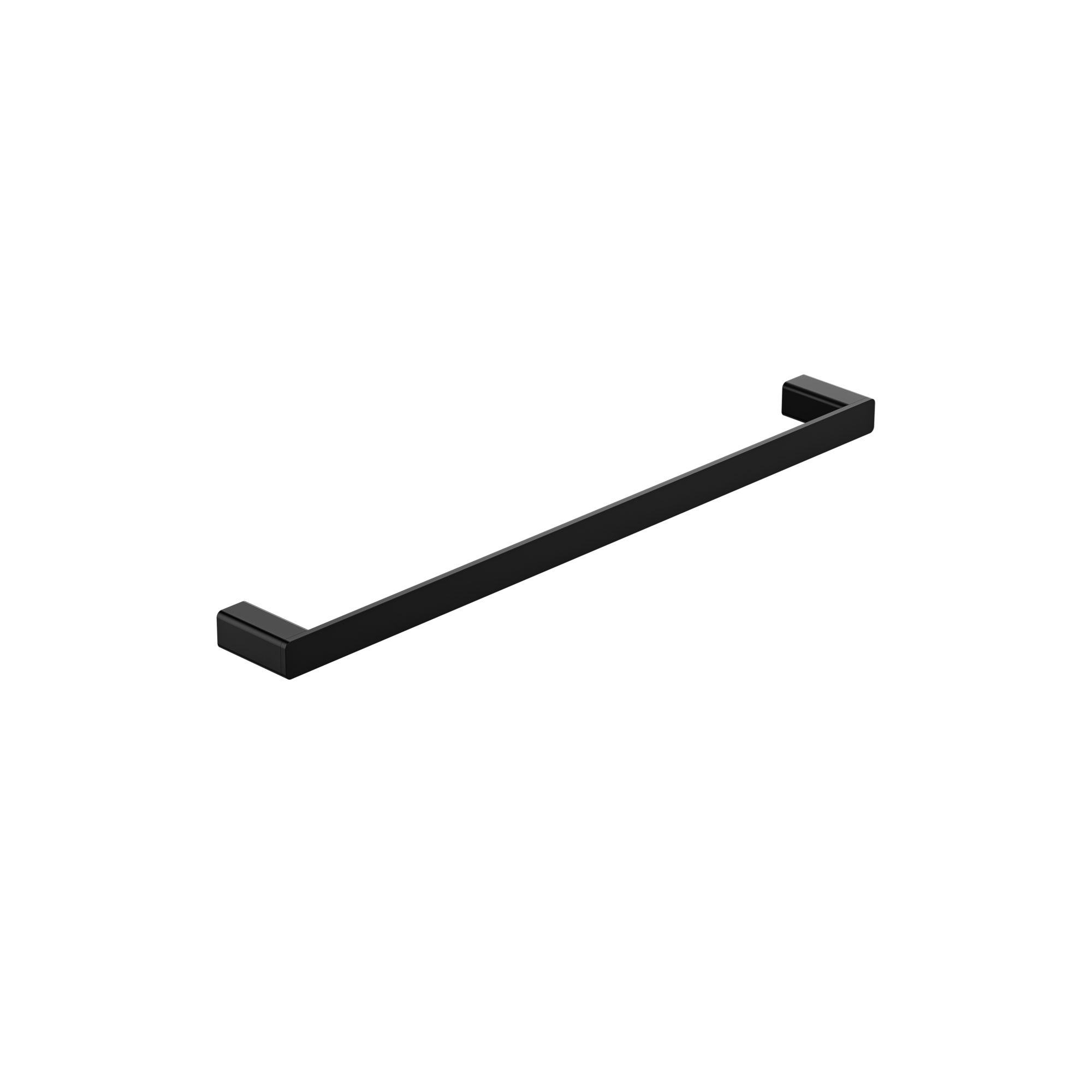 MELA - FLOVA 600 Single Towel Rail BlackAccessories – available at Bathroom City Perth