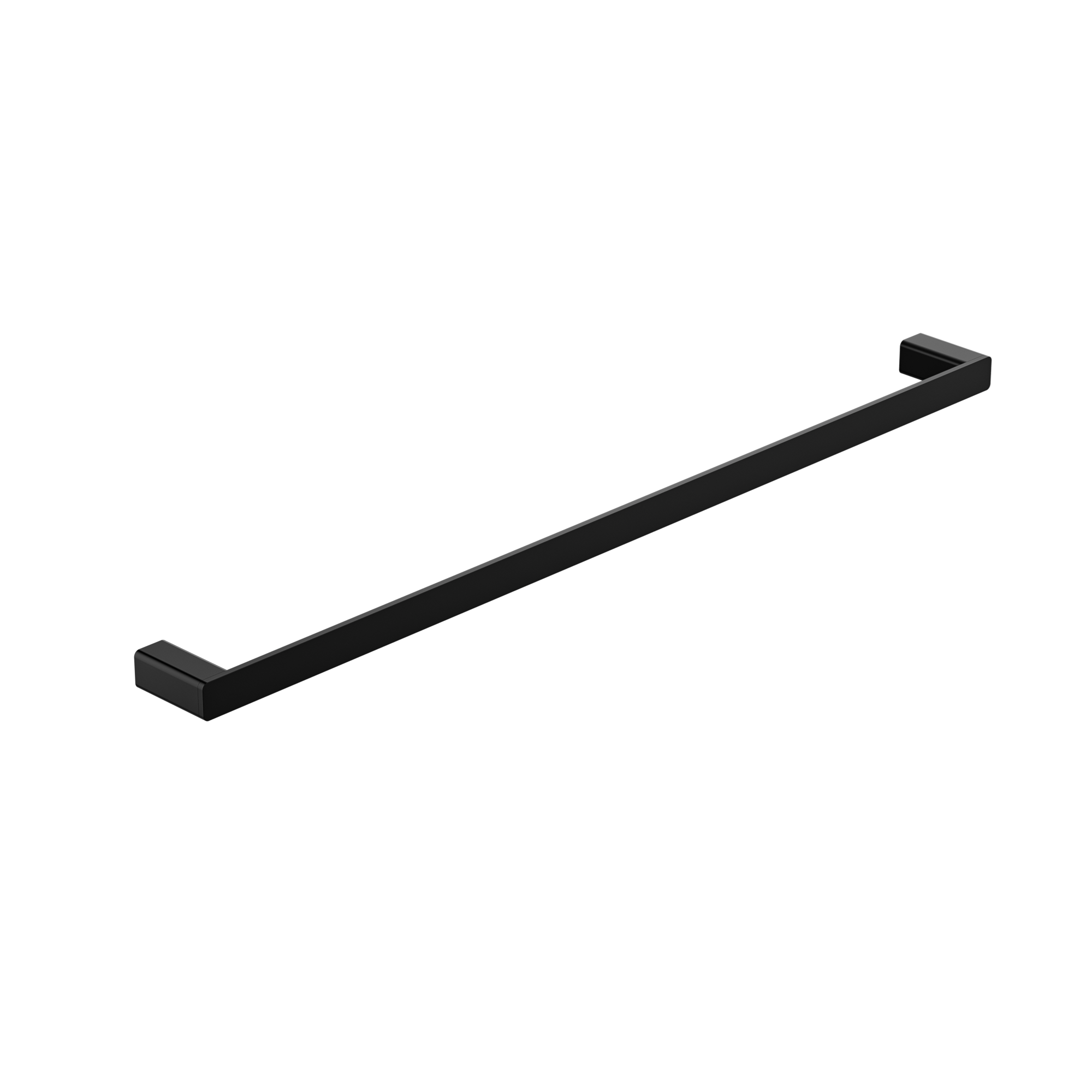 MELA - FLOVA 800 Single Towel Rail BlackAccessories – available at Bathroom City Perth