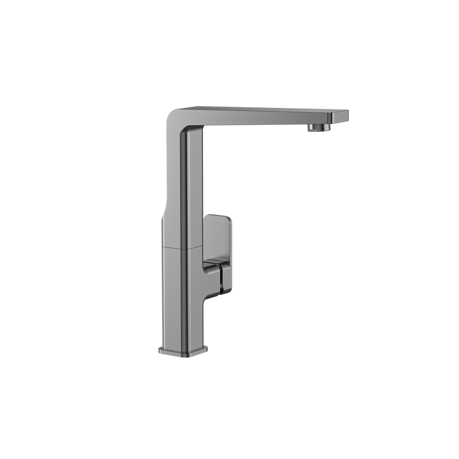 MELA - FLOVA Gooseneck Kitchen Mixer Brushed NickelTapware – available at Bathroom City Perth