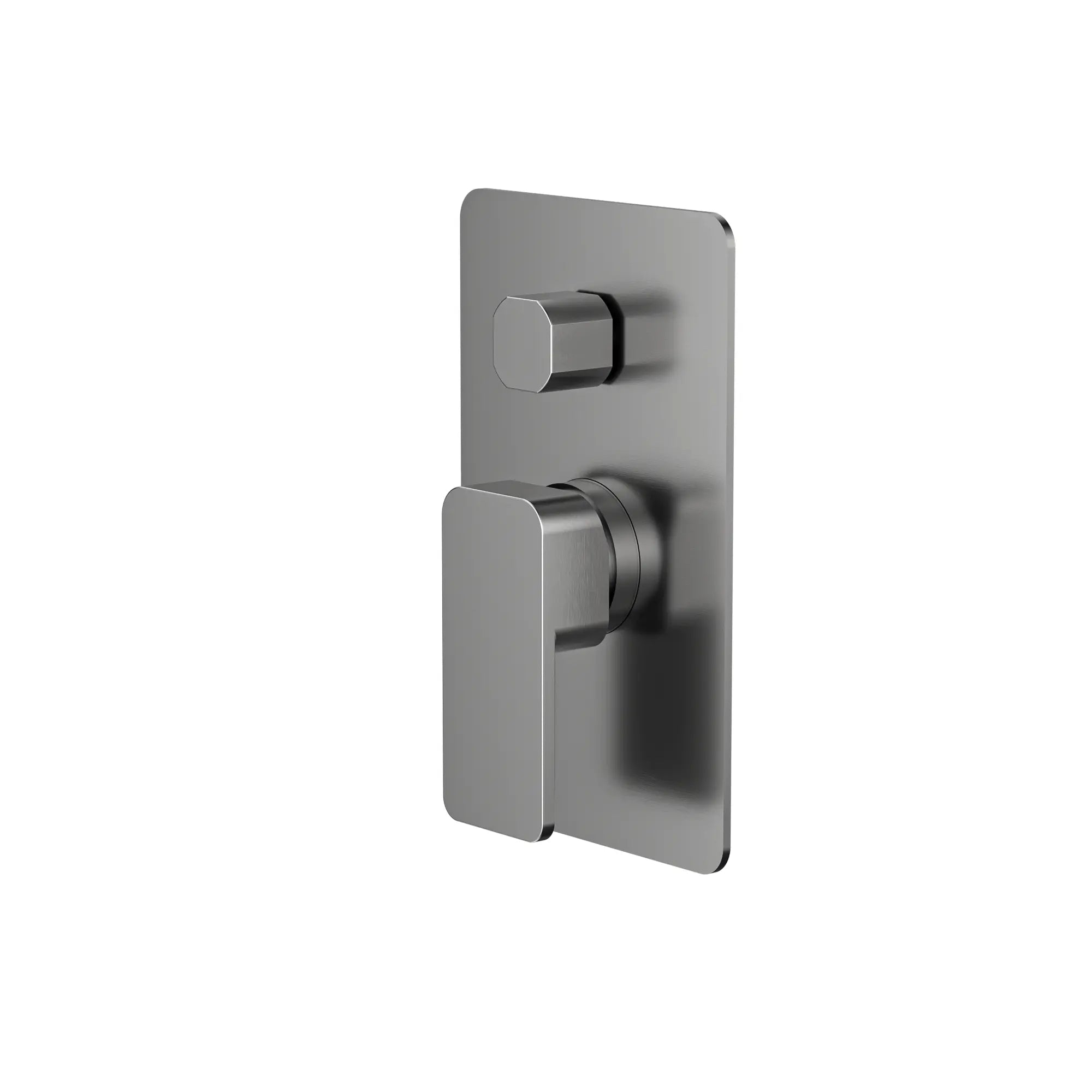 MELA - FLOVA Shower/Bath Wall Mixer Diverter Brushed Nickel-Tapware-from our-MELA-supplier–available at Bathroom City Perth