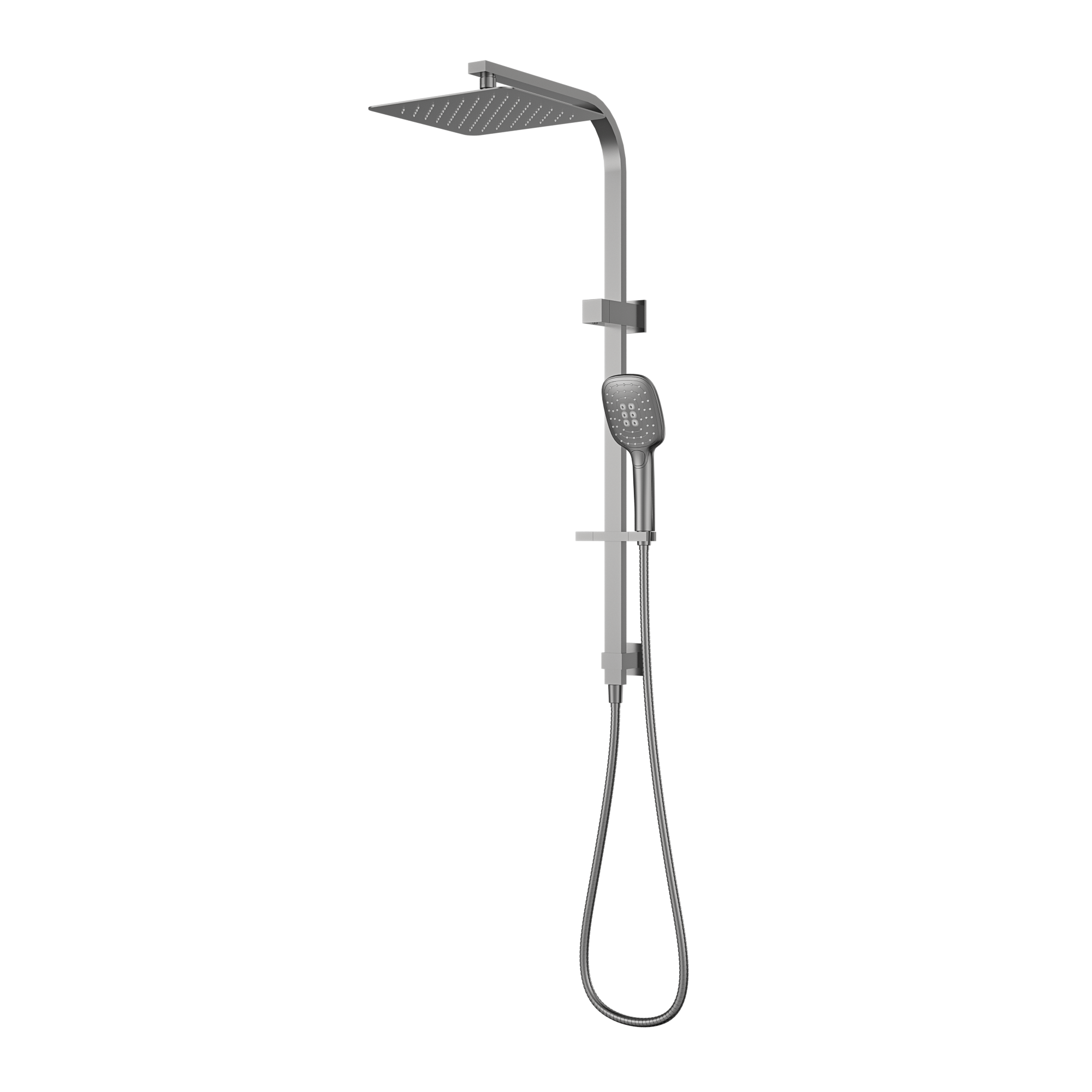 MELA - FLOVA Twin Combo Shower Set with Rail Brushed NickelTapwareMELABathroom City from Mela – available at Bathroom City Perth
