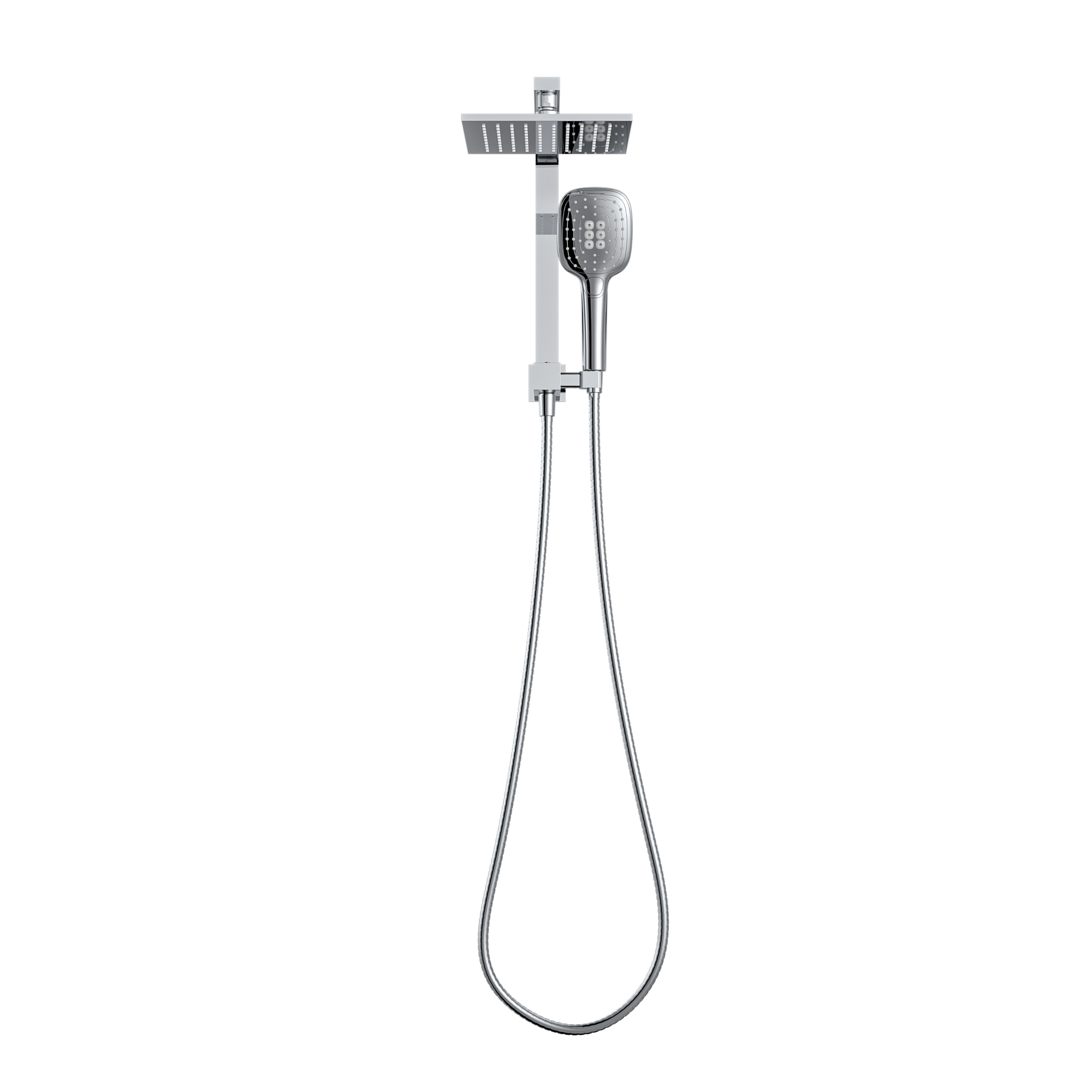 MELA - FLOVA Twin Combo Shower Set without Rail ChromeTapware – available at Bathroom City Perth