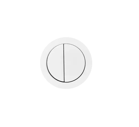 MELA - Flush Button Matt White Toilets Hardware from our MELA supplier – available at Bathroom City Perth