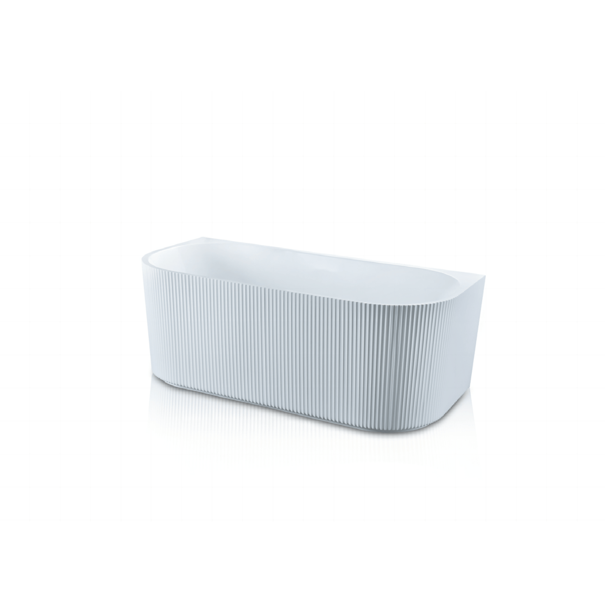 MELA - MIZO 1700 Back to Wall Free Standing BathBaths – available at Bathroom City Perth