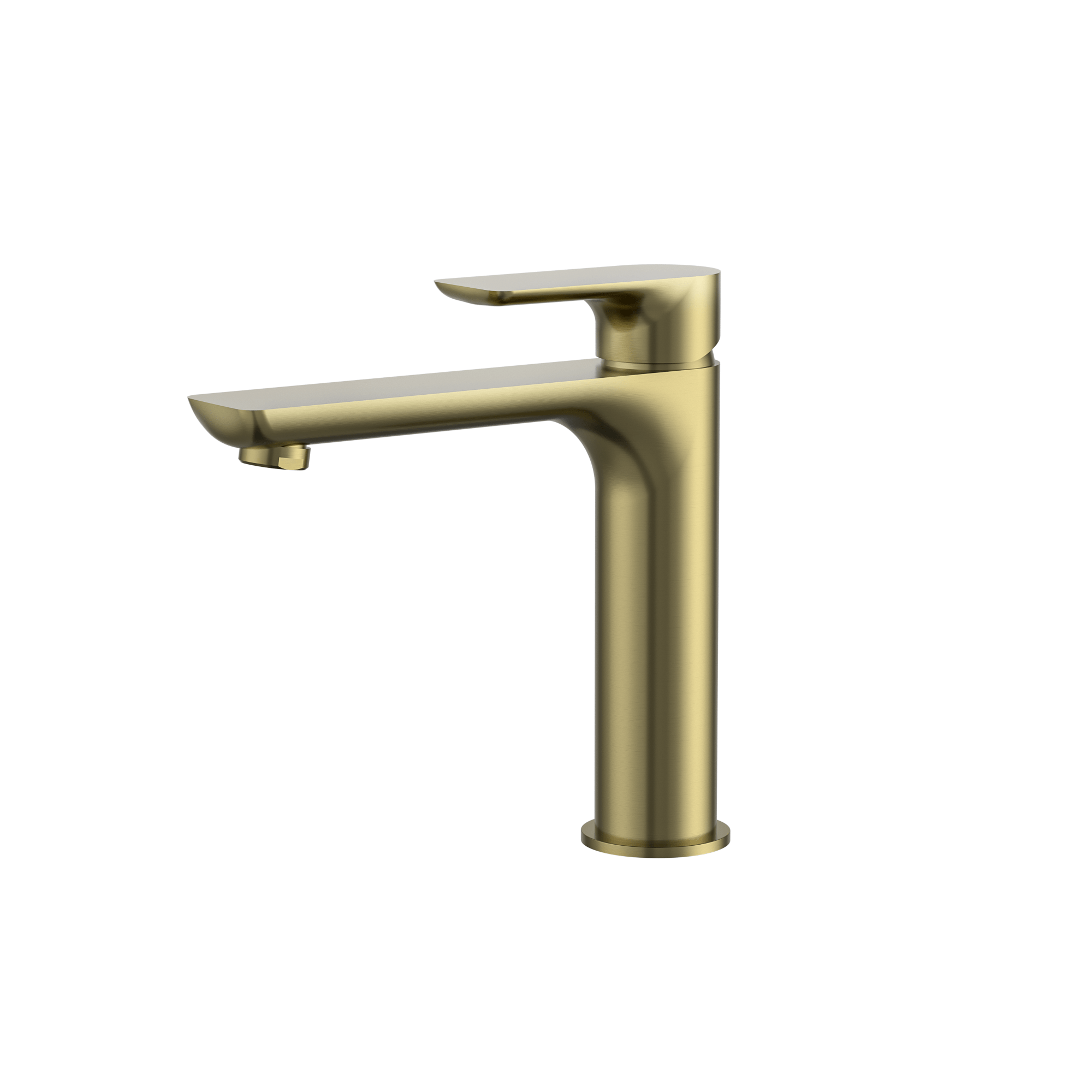 MELA - PALCO Medium Basin Mixer Brushed BrassTapware – available at Bathroom City Perth