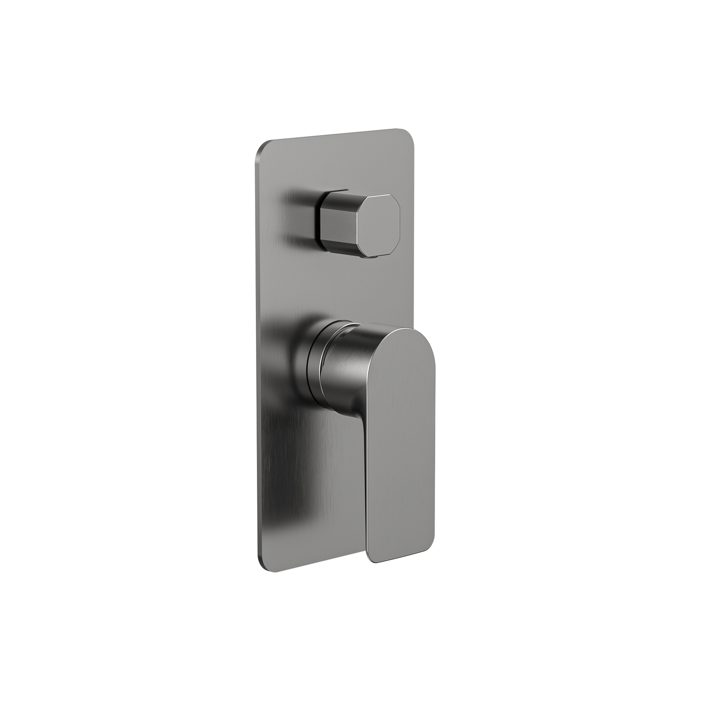 MELA - PALCO Shower/Bath Wall Mixer with Diverter Brushed NickelTapware – available at Bathroom City Perth