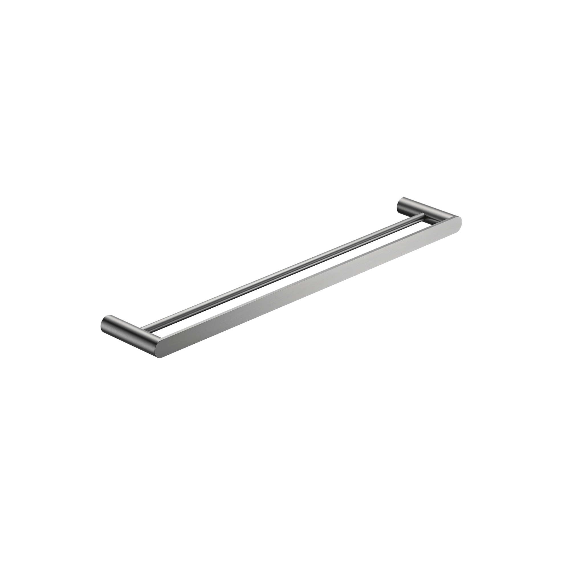 MELA - PALCO/RONDO 600 Double Towel Rail Brushed NickelAccessories – available at Bathroom City Perth