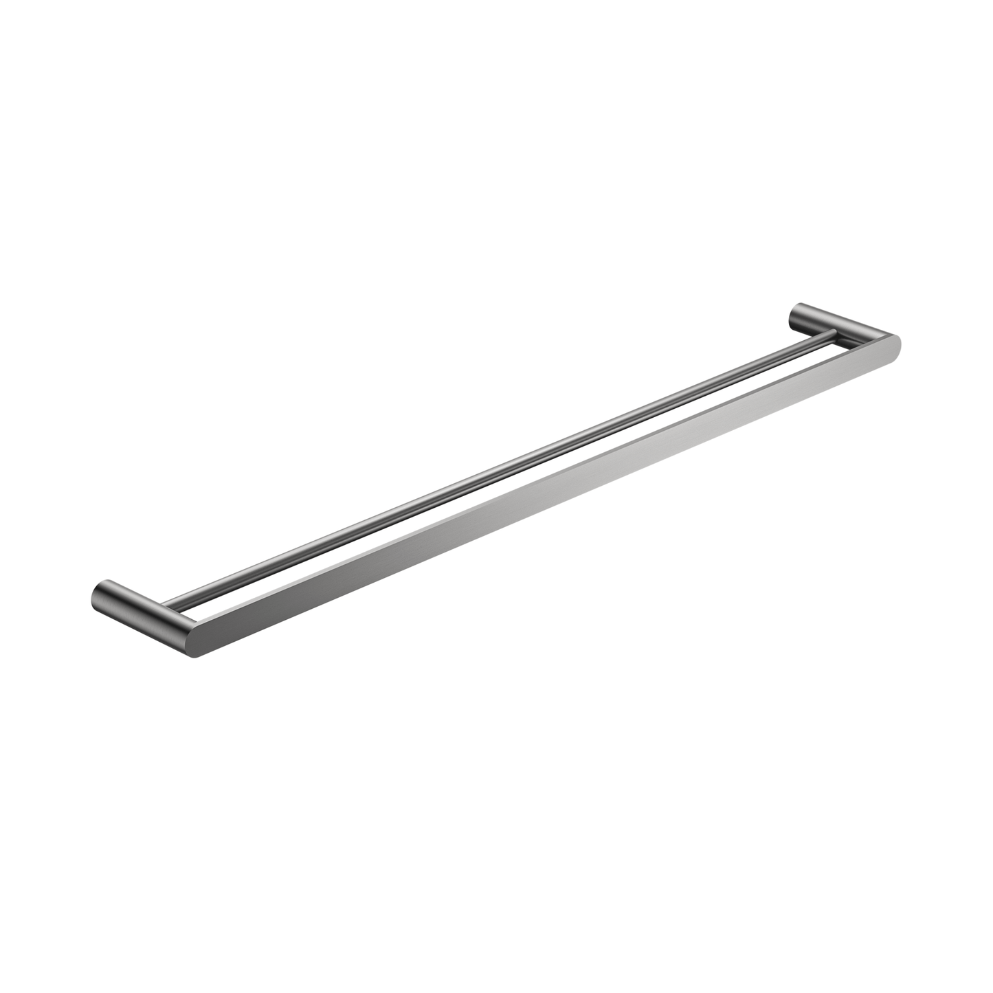 MELA - PALCO/RONDO 800 Double Towel Rail Brushed NickelAccessories – available at Bathroom City Perth