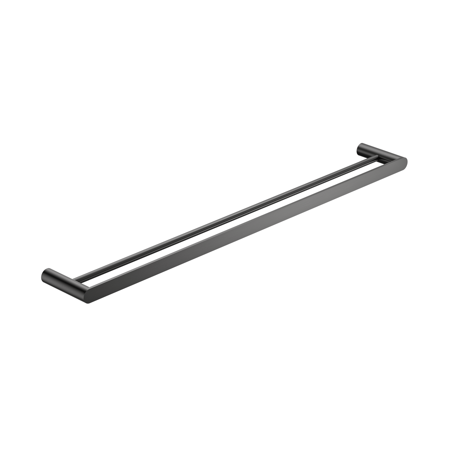 MELA - PALCO/RONDO 800 Double Towel Rail Gun MetalAccessories – available at Bathroom City Perth