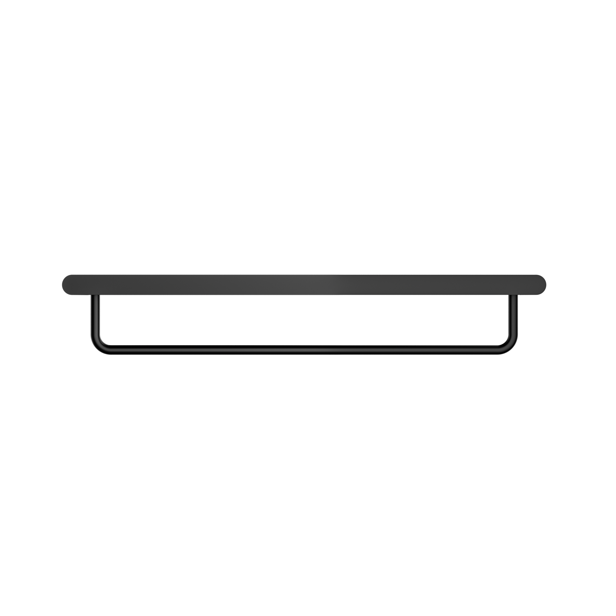 MELA - PALCO/RONDO Bath Towel Shelf BlackAccessories – available at Bathroom City Perth